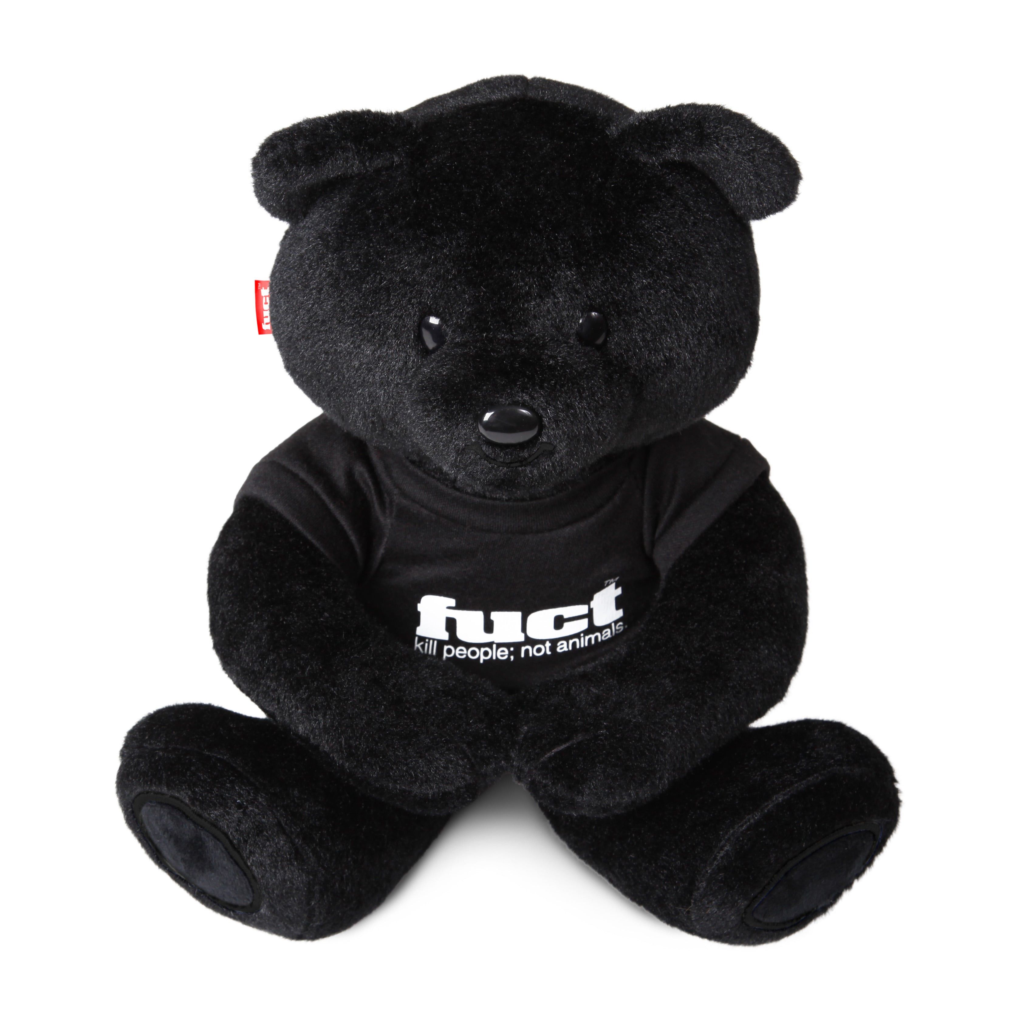 FUCT Fuct KILL PEOPLE NOT ANIMALS TEDDY Black Size ONE SIZE - 2 Thumbnail