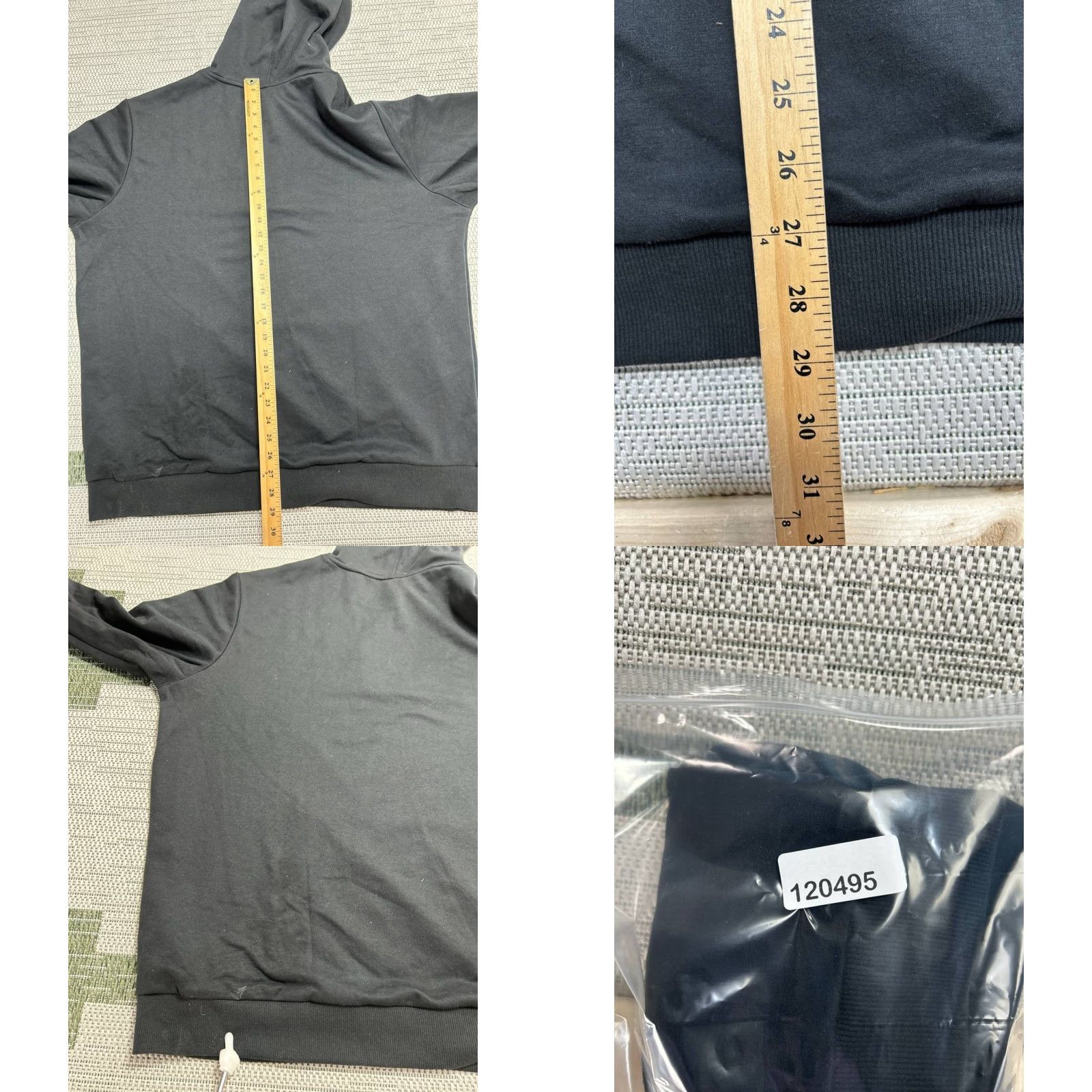 Adidas Adidas Essentials Hoodie Mens XXL Black Logo Cotton Fleece Lined Hooded Pullover Size US XXL / EU 58 / 5 - 9 Thumbnail