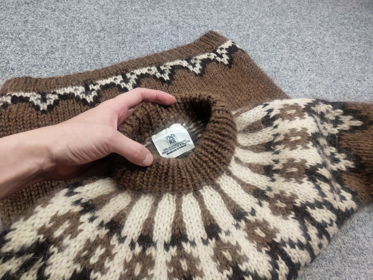 Dale Of Norway The Hand Knitted Association Pattern Wool Sweater Vintage Size US S / EU 44-46 / 1 - 10 Thumbnail