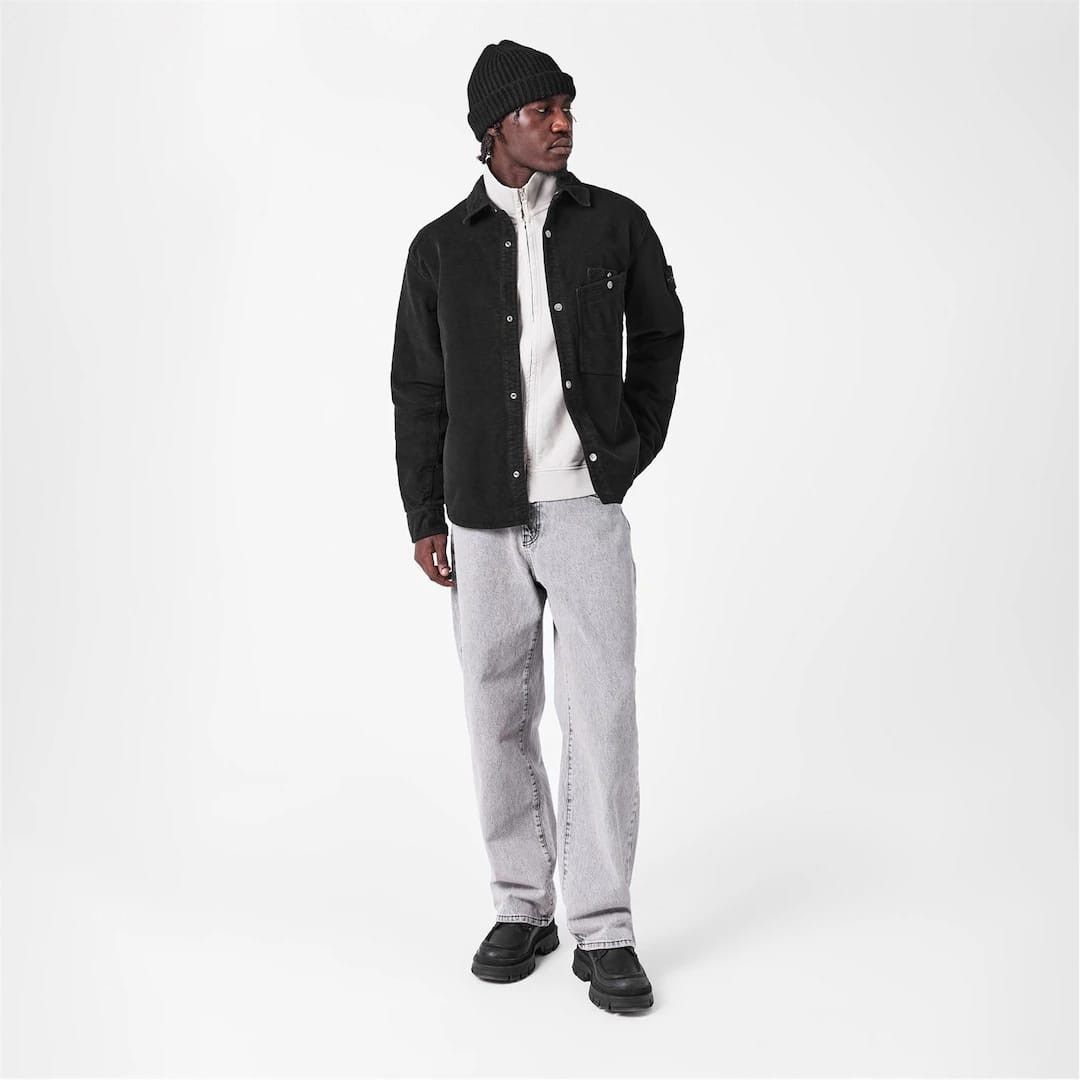 Stone Island o1g2r1mq0526 MSkin Overshirt in Black Size US XL / EU 56 / 4 - 6 Thumbnail
