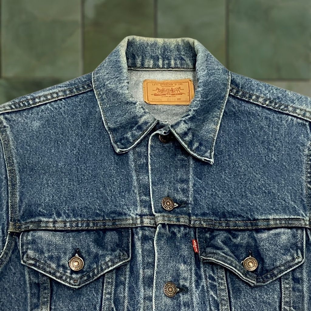 Levi's Vintage Levi'S 70506 Denim Jacket Mens Small 36 Blue Trucker USA Size US S / EU 44-46 / 1 - 1 Thumbnail