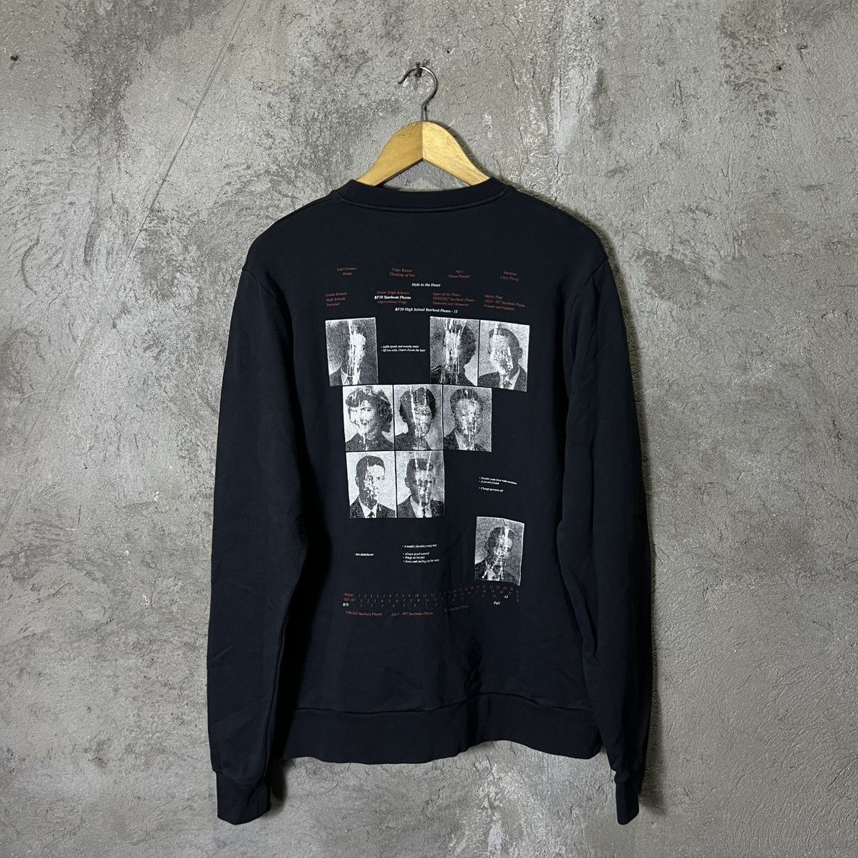 KOMAKINO KOMAKINO - AW/15 - "Dunce" Yearbook Graphic Sweatshirt Size US M / EU 48-50 / 2 - 2 Thumbnail
