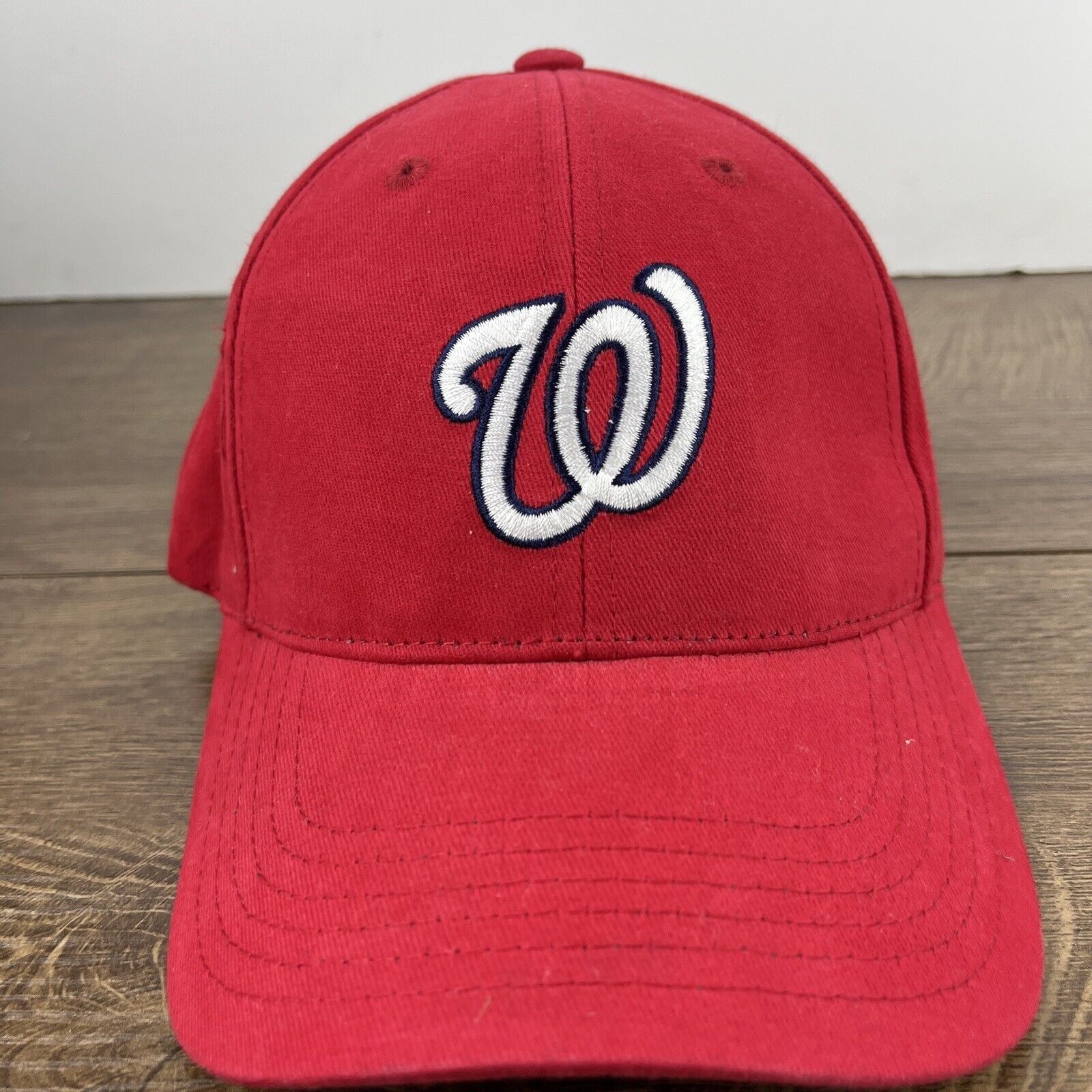 Other Washington Nationals Hat MLB Nats Hat Red Adjustable Hat Adu Size ONE SIZE - 6 Thumbnail