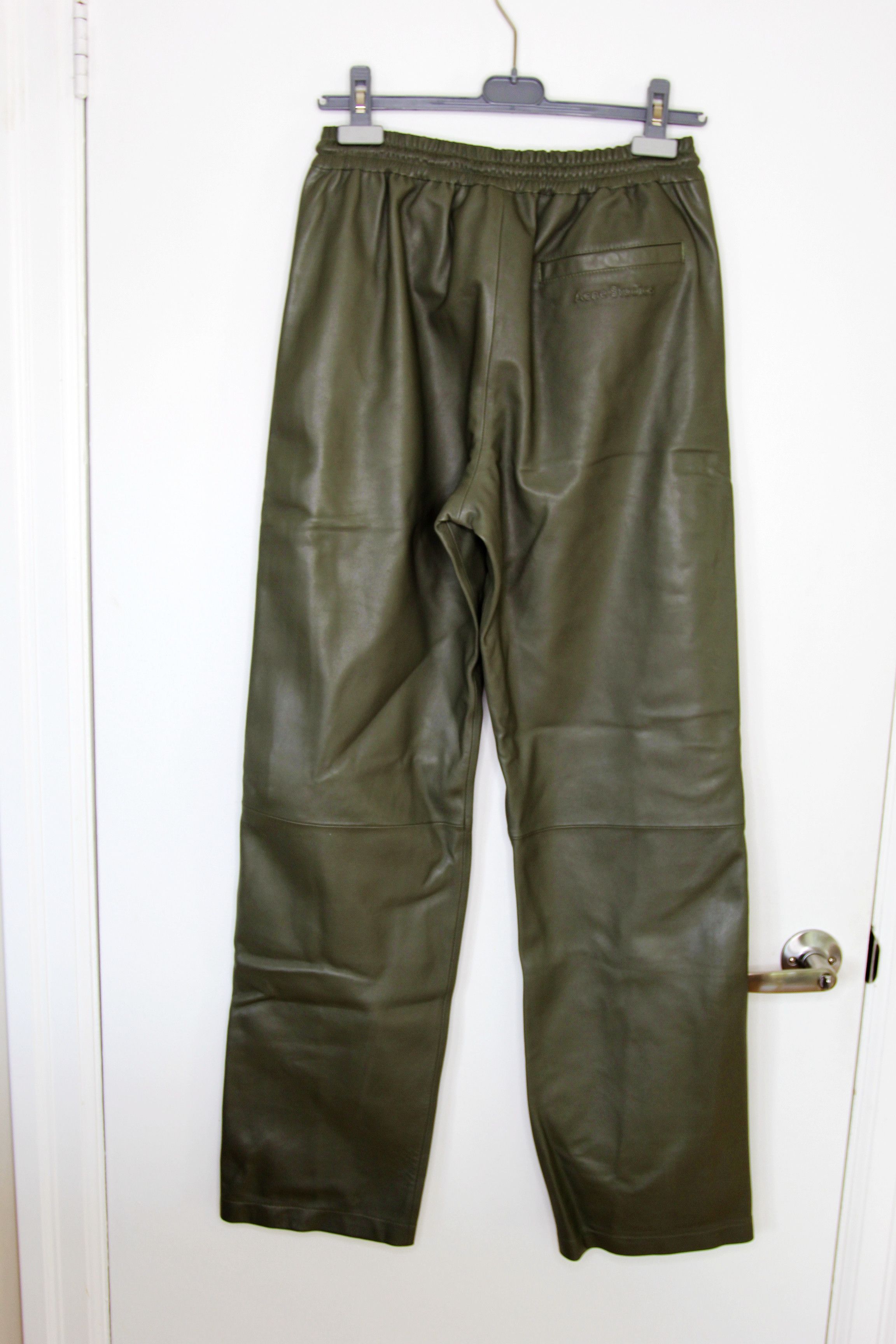 Acne Studios BNWT SS25 ACNE STUDIOS LEATHER PANTS 46 Size US 30 / EU 46 - 3 Thumbnail