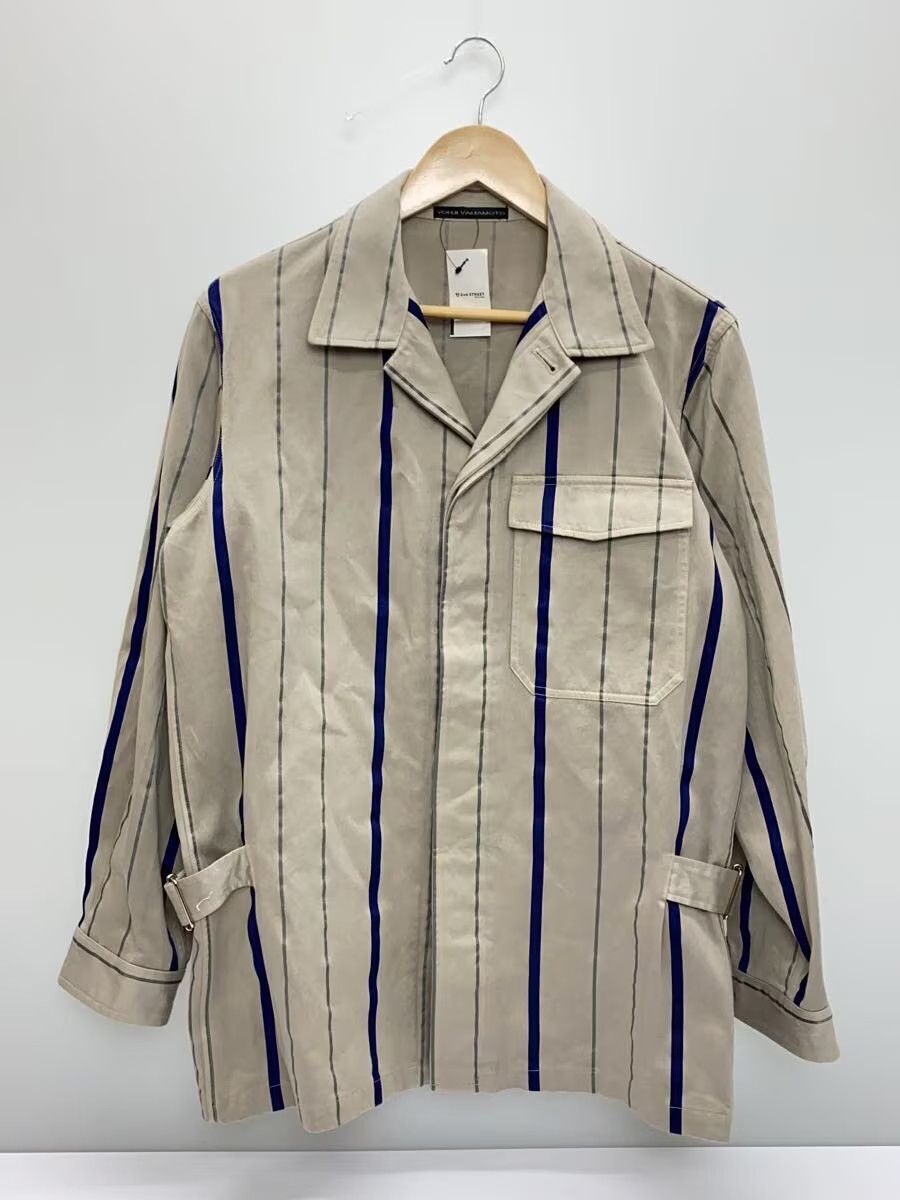 Yohji Yamamoto yohji yamamoto Y's for men CRM/Stripe Jacket Size US L / EU 52-54 / 3 - 1 Thumbnail