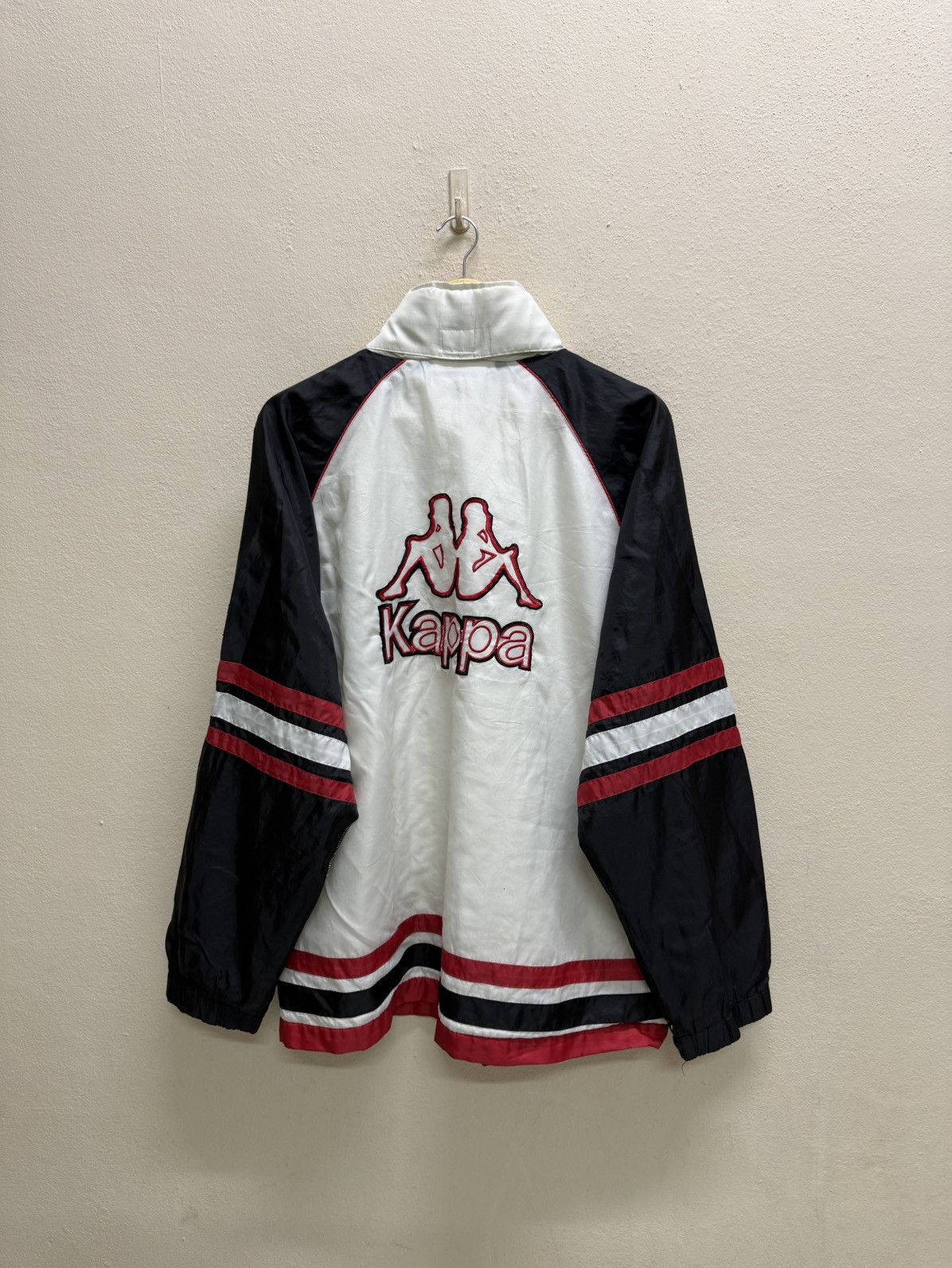 Kappa Vintage 90s Kappa Embroidery Logo Windbreaker Jacket Size US XXL / EU 58 / 5 - 21 Thumbnail