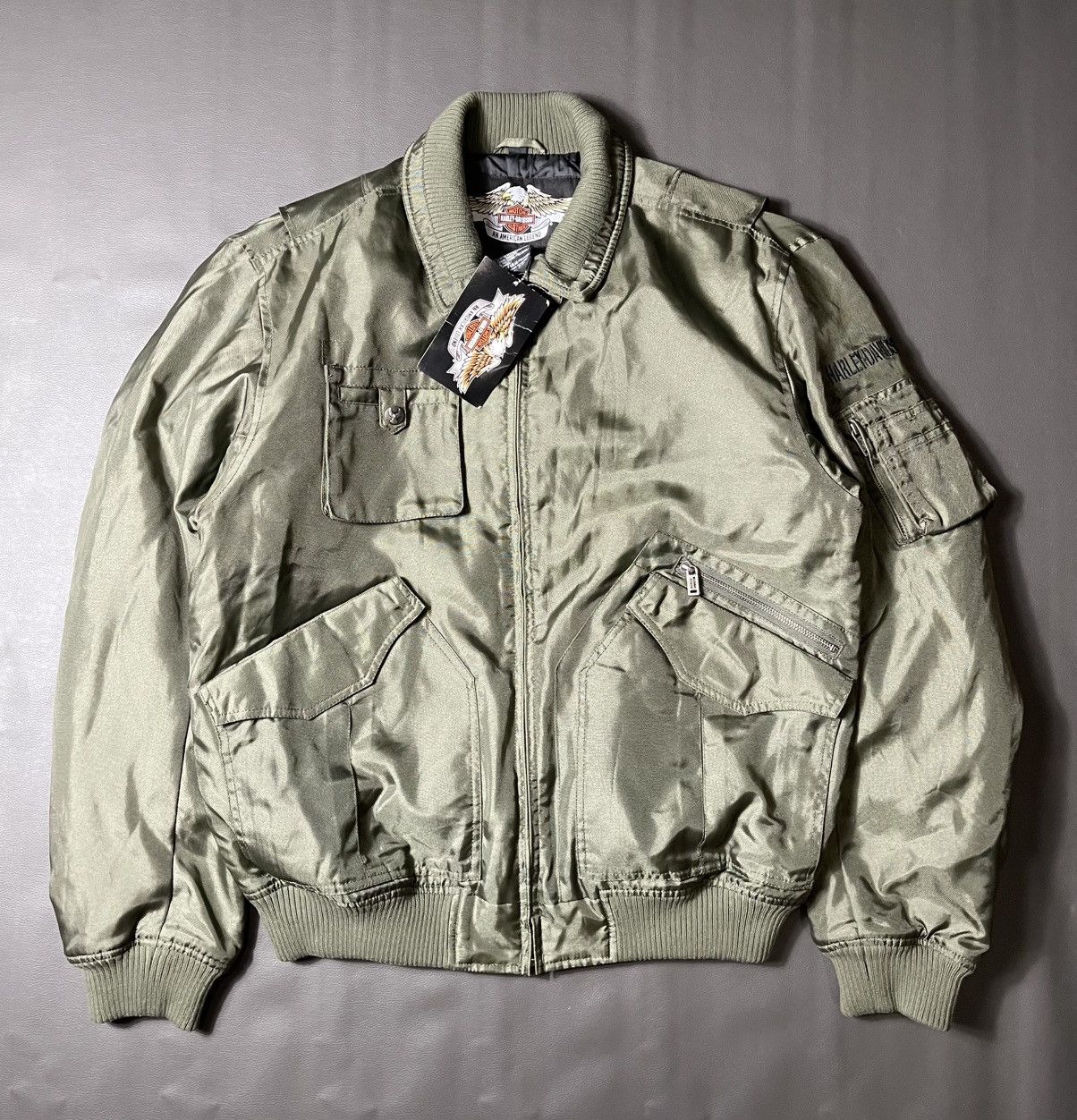 Harley Davidson Harley Davidson Bomber Jacket Size US XXL / EU 58 / 5 - 1 Thumbnail