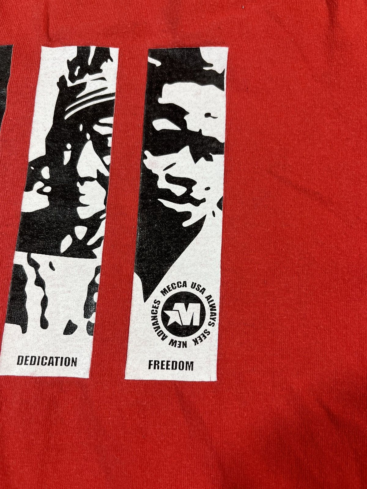 Bob Marley × Vintage Mecca USA Always Seek New Advances T Shirt Rare Size US L / EU 52-54 / 3 - 3 Thumbnail