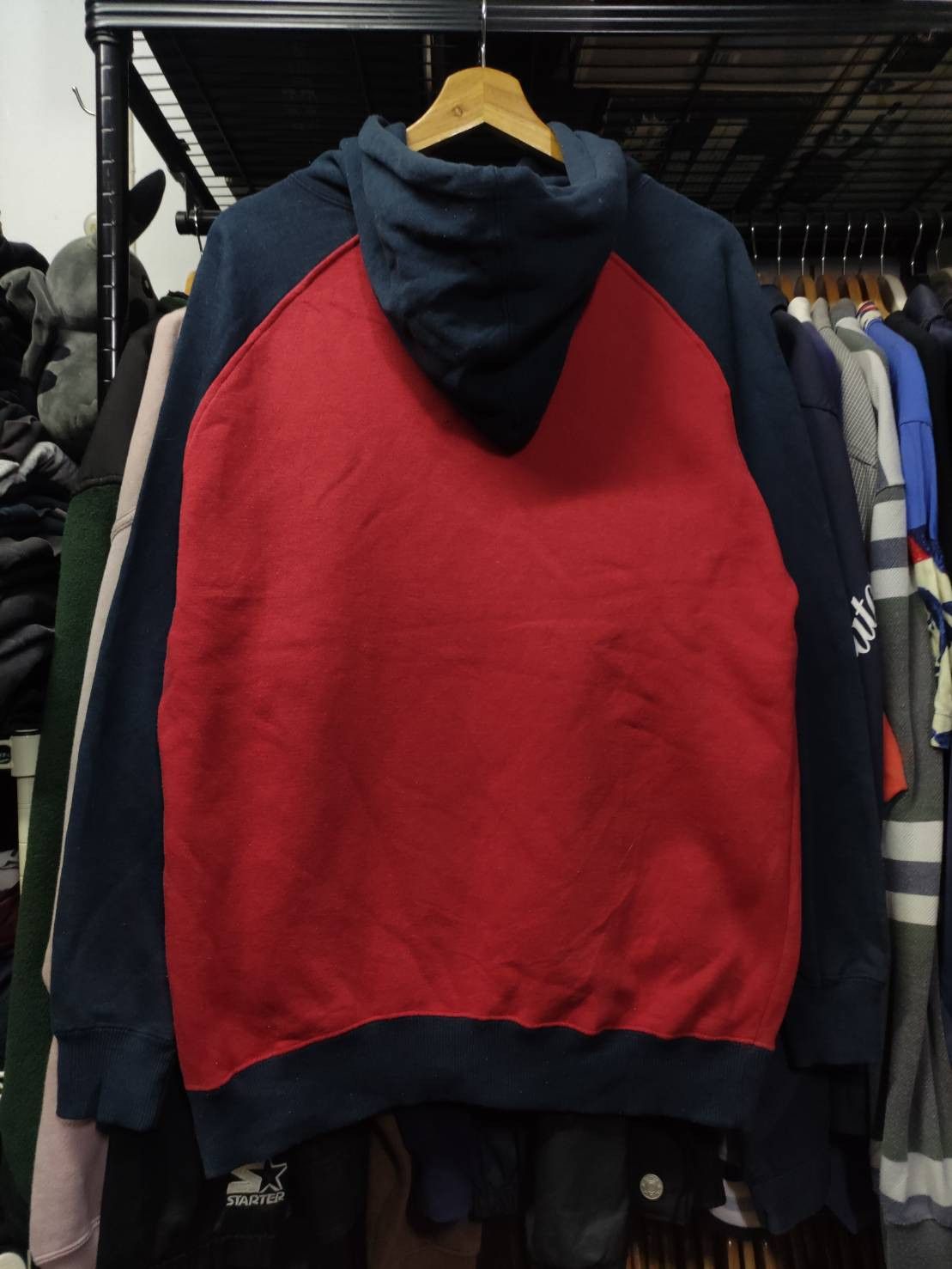 Japanese Brand Vtg 00's Dogcigar " Doi-Bld Point " Two Tone Hoodie Size US L / EU 52-54 / 3 - 8 Thumbnail