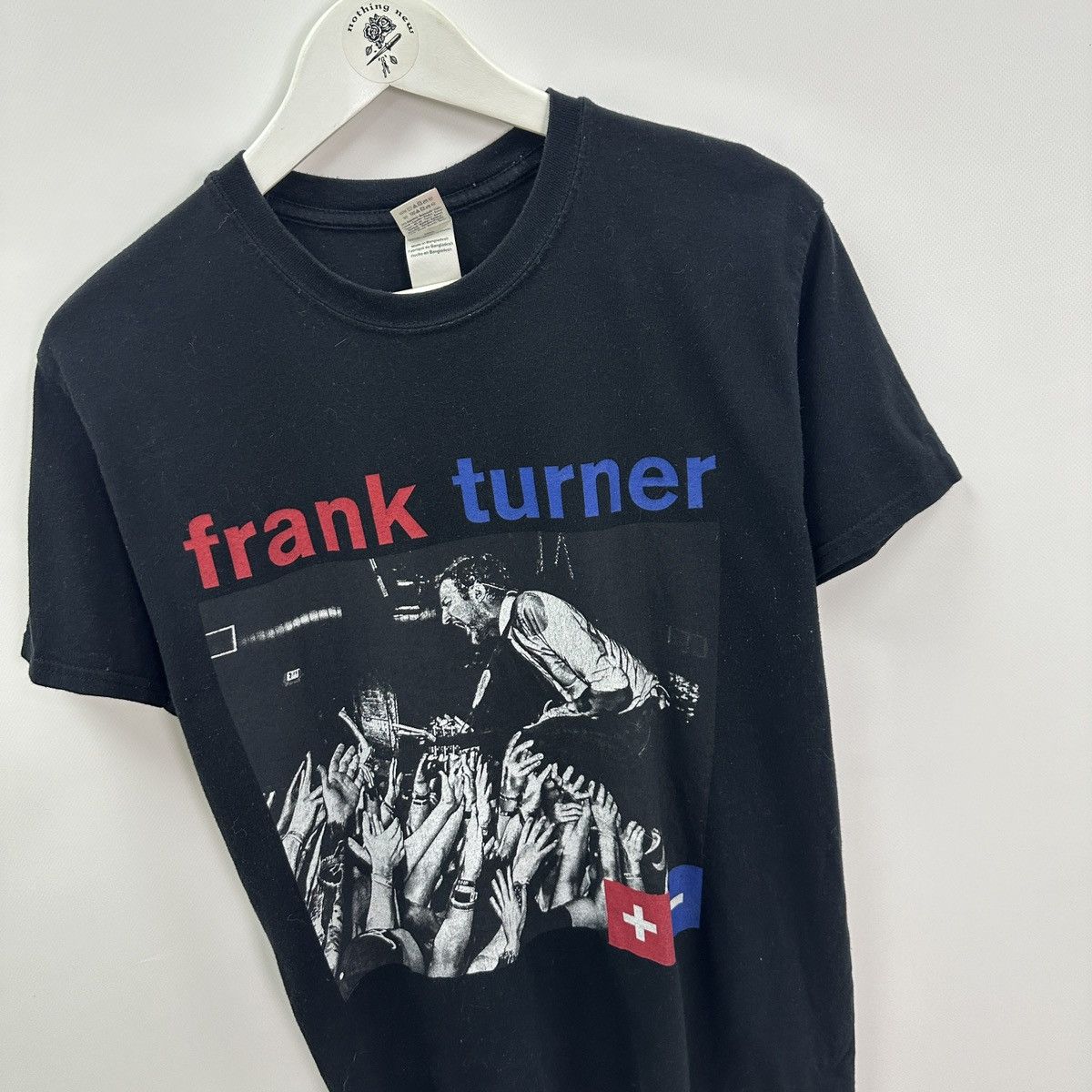 Band Tees Vintage 00s Frank Turner Positive Songs negative people tee Size US M / EU 48-50 / 2 - 5 Thumbnail