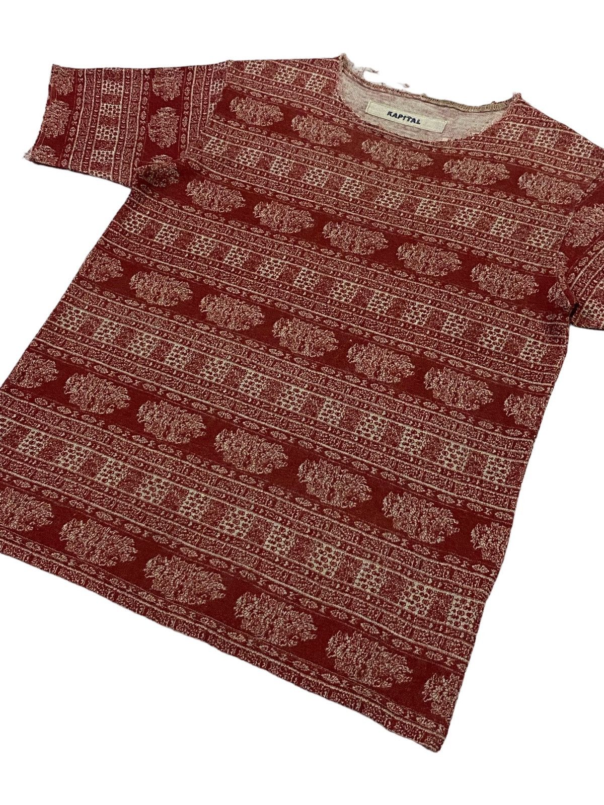 Kapital Kapital Kiro Hirata Linen T-Shirt Size US XS / EU 42 / 0 - 19 Thumbnail