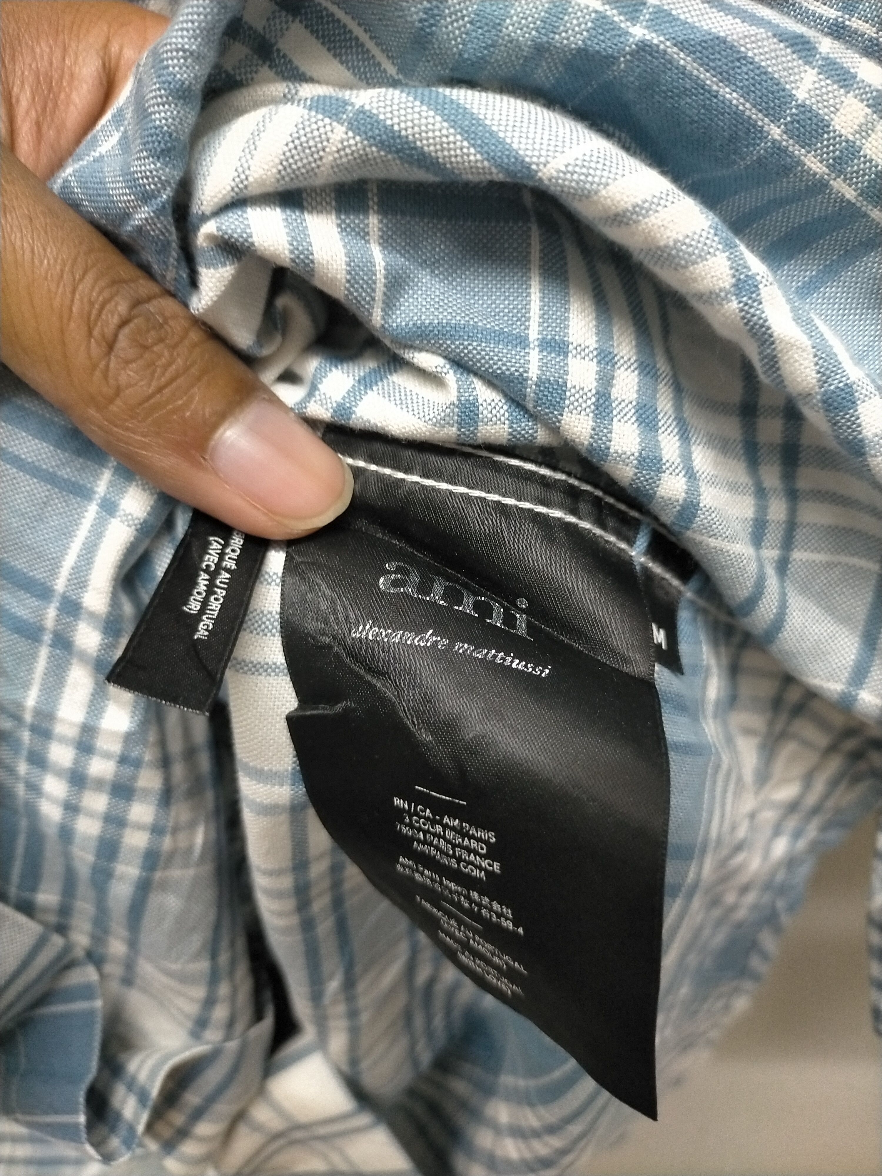 AMI AMI Plaid Checked Button Ups Boxy Fits Shirts Size US M / EU 48-50 / 2 - 13 Thumbnail