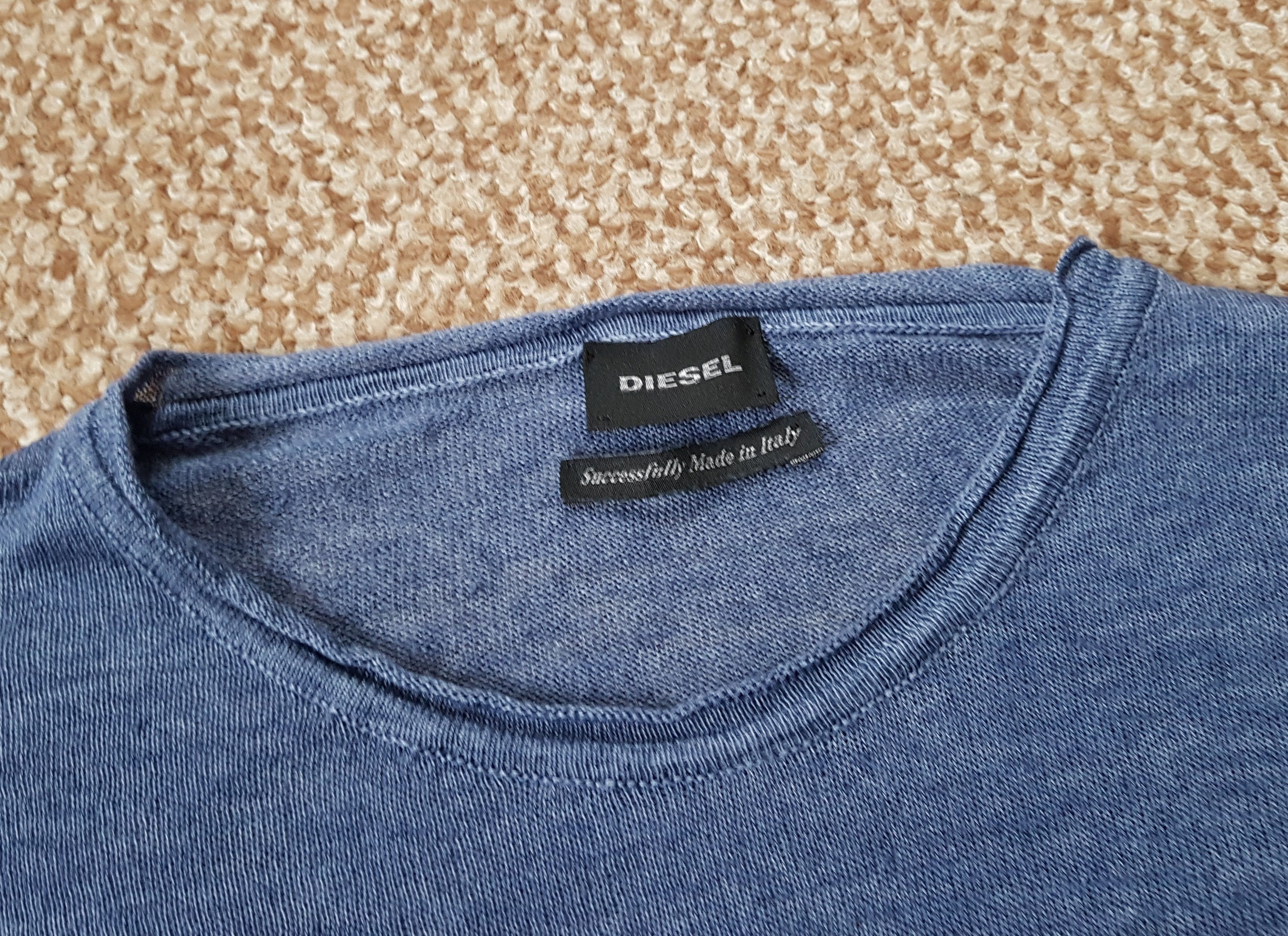 Diesel Diesel Linen Long Sleeve Pullover Shirt made in Italy Size US L / EU 52-54 / 3 - 5 Thumbnail