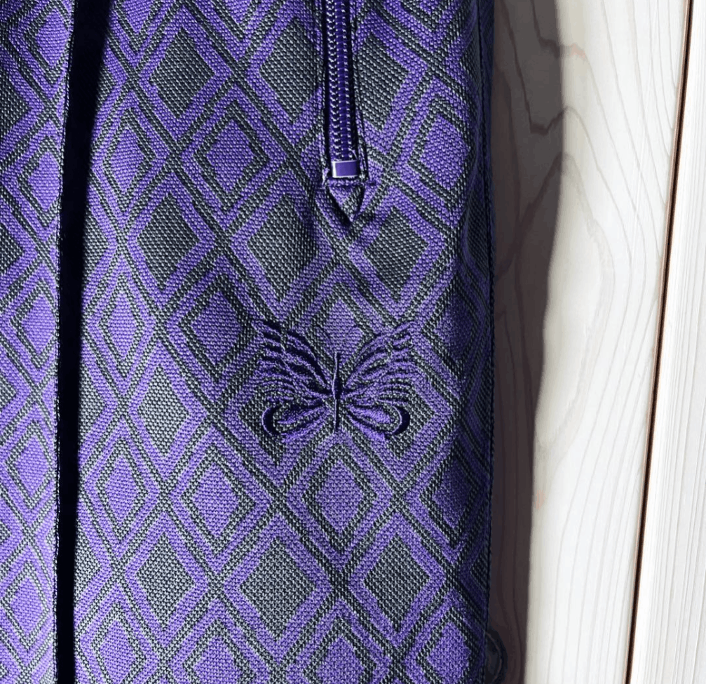 Needles Needles Embroidered Papillon All Over Diamond Track Pants Size US 32 / EU 48 - 1 Thumbnail