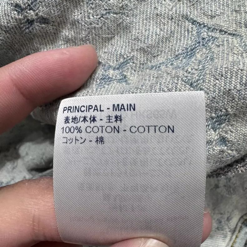 Louis Vuitton Louis Vuitton Rhinestone print full print denim jacket Next Size US XL / EU 56 / 4 - 4 Thumbnail