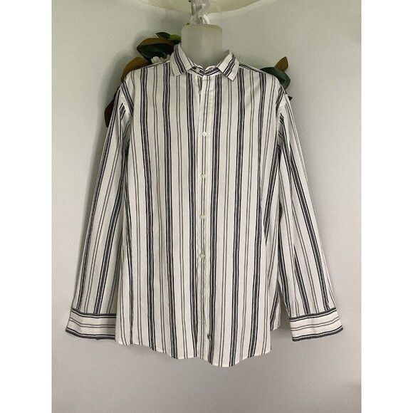 Ralph Lauren Vintage Ralph Lauren Polo Jeans White and Black Button Down Size US XL / EU 56 / 4 - 14 Thumbnail