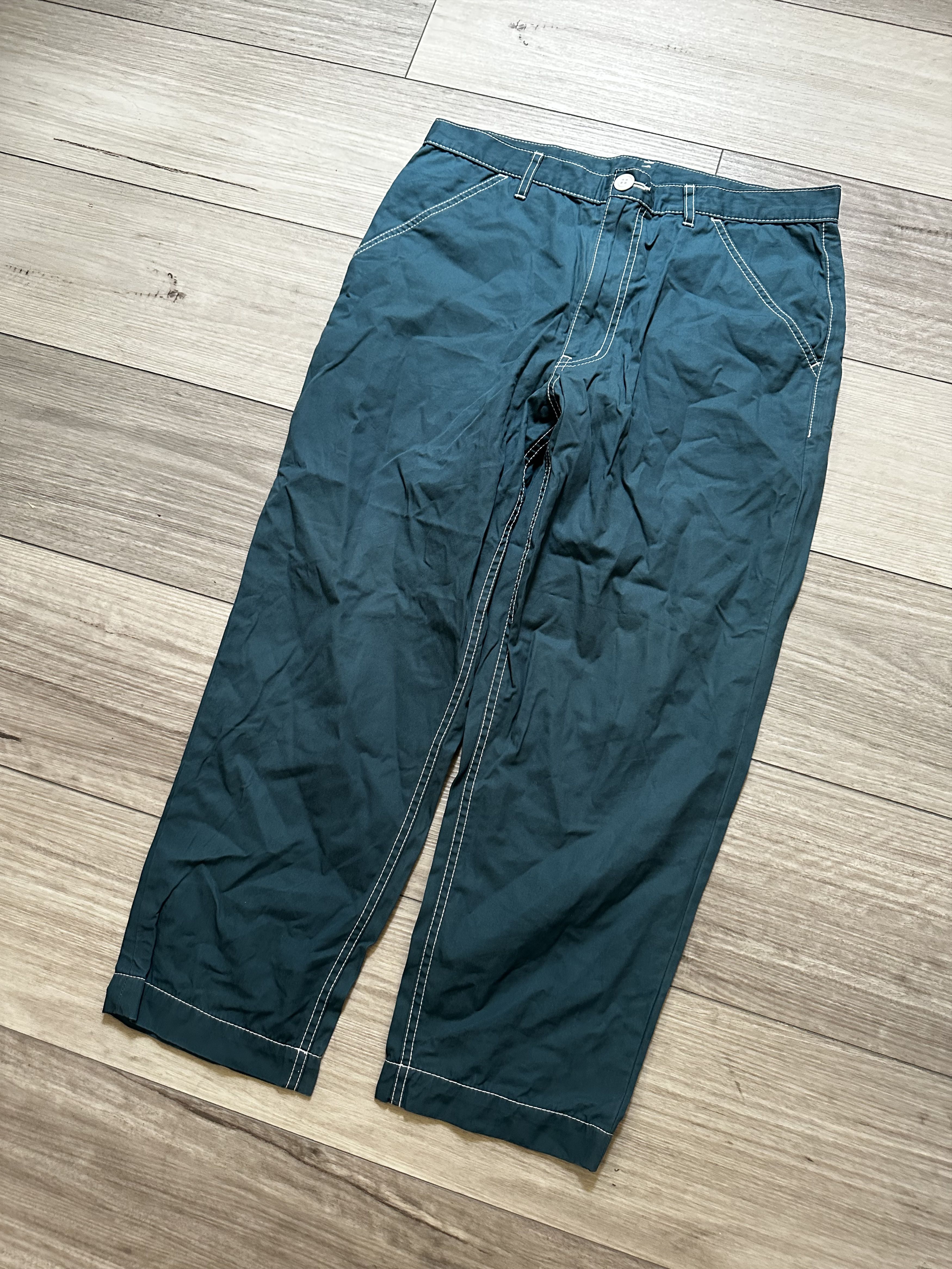 Comme des Garcons COMME des GARÇONS AD 2011 Contrast Stitch Pants Size US 30 / EU 46 - 4 Thumbnail