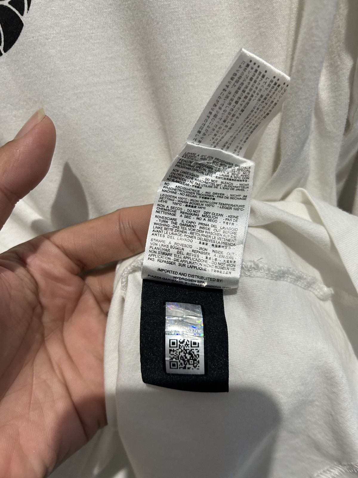 HYDROGEN HYDROGEN SNACK LOGO LONGSLEEVE Size US XL / EU 56 / 4 - 6 Thumbnail