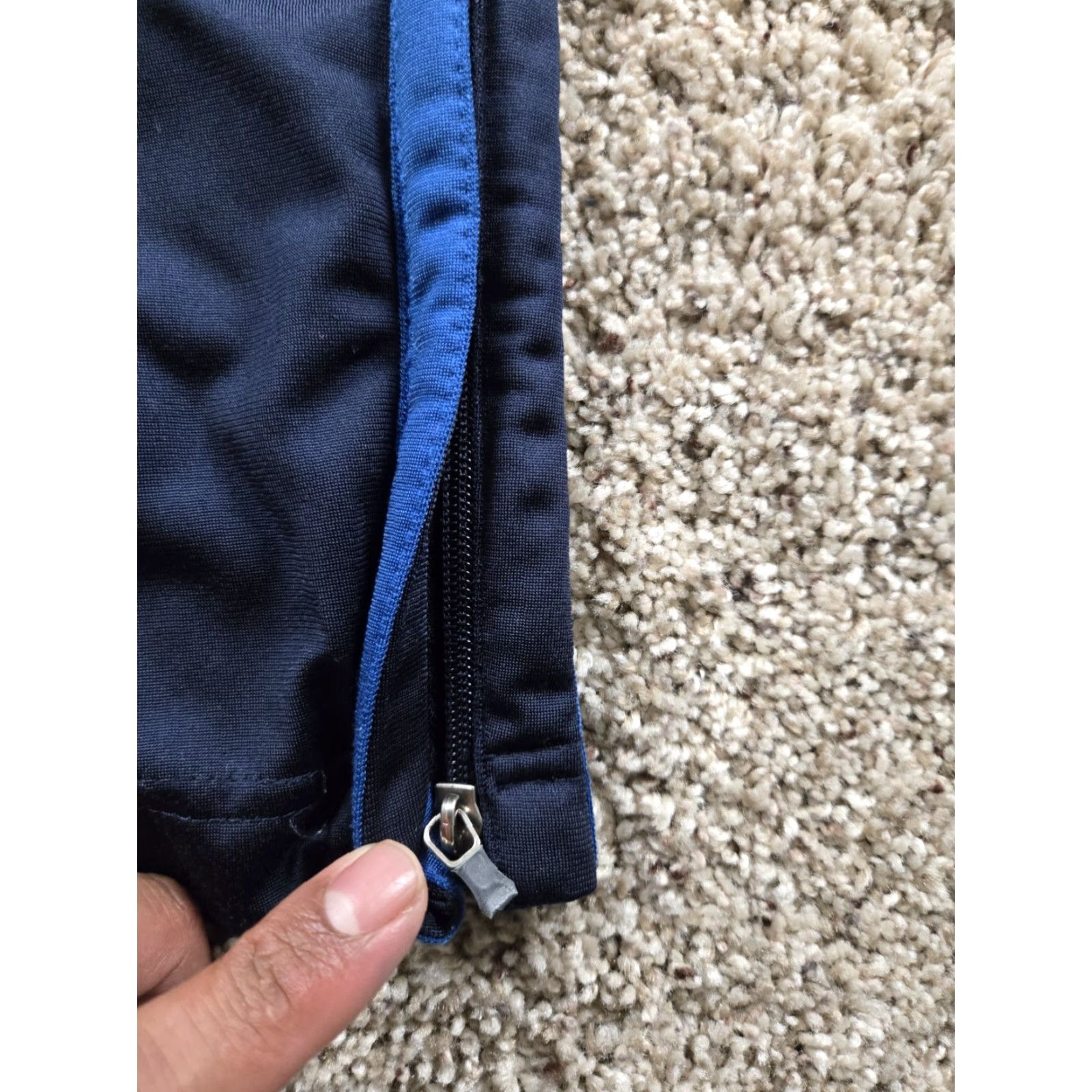 Abercrombie & Fitch VINTAGE Abercrombie & Fitch Track Pants Mens Small Blue Straight Leg Y2K Pants Size US 29 - 2 Thumbnail