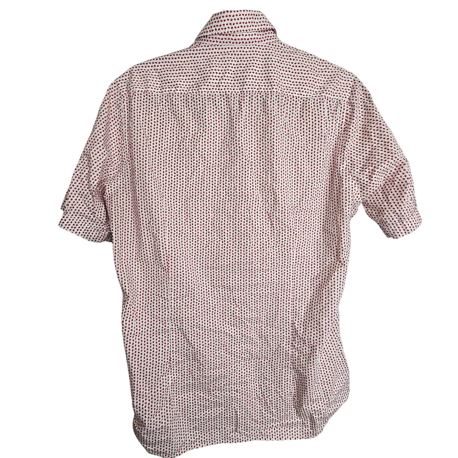 Hugo Boss Boss Hugo Boss Mens Geometric Print Shirt Size S Regular Fit Size US S / EU 44-46 / 1 - 9 Thumbnail
