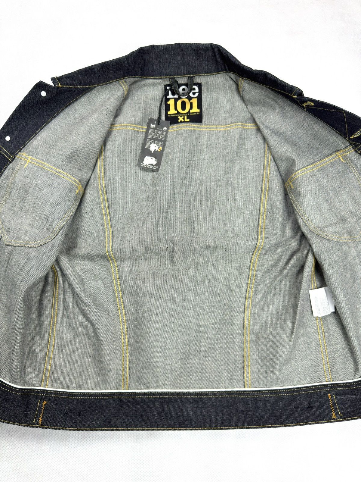 Lee Lee Riders 101J 40-50s Selvedge Denim Jacket Raw XL Size US XL / EU 56 / 4 - 11 Thumbnail