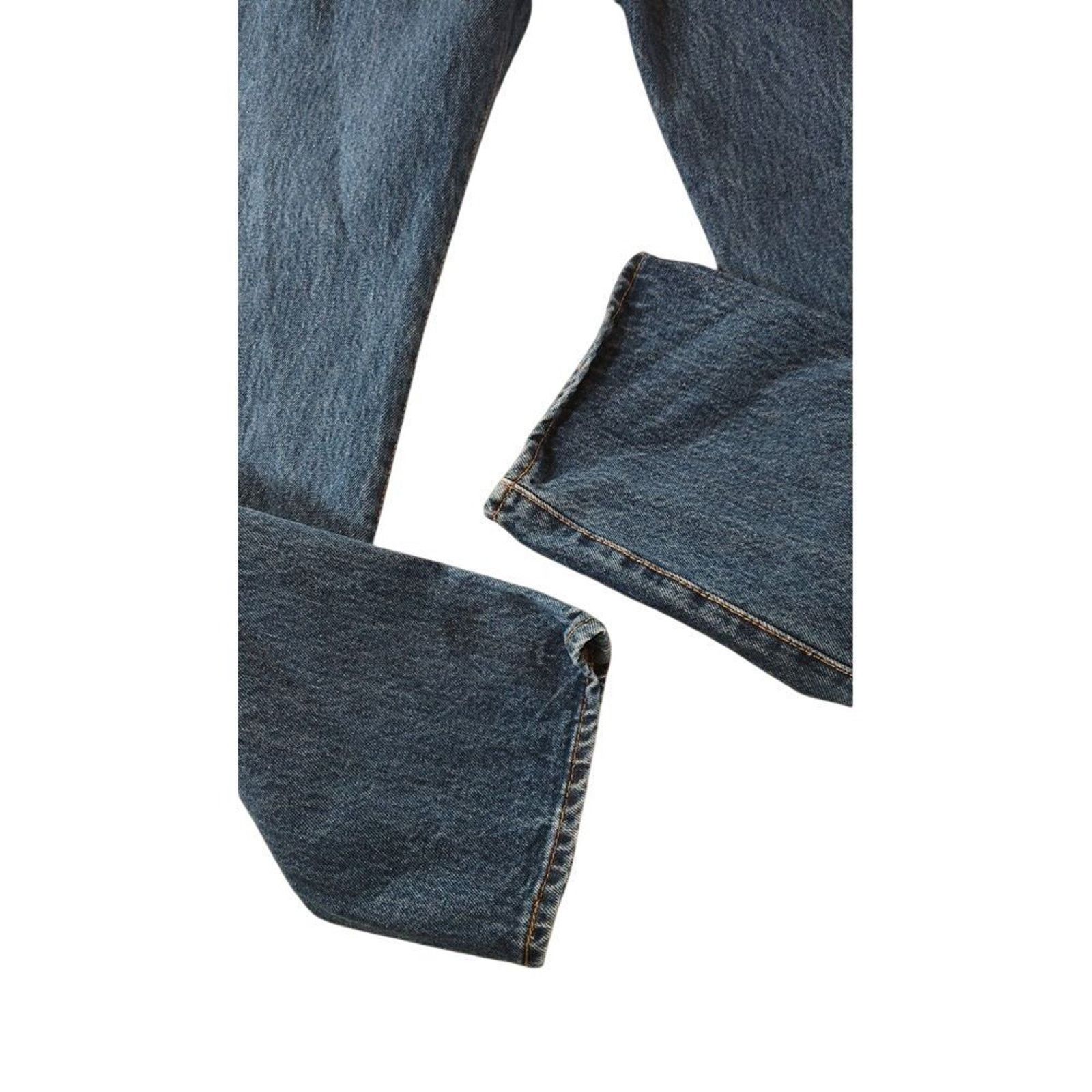Levi's Levis Jeans Mens 31x30 Blue 501 Straight Button Fly Western Size US 31 - 14 Thumbnail