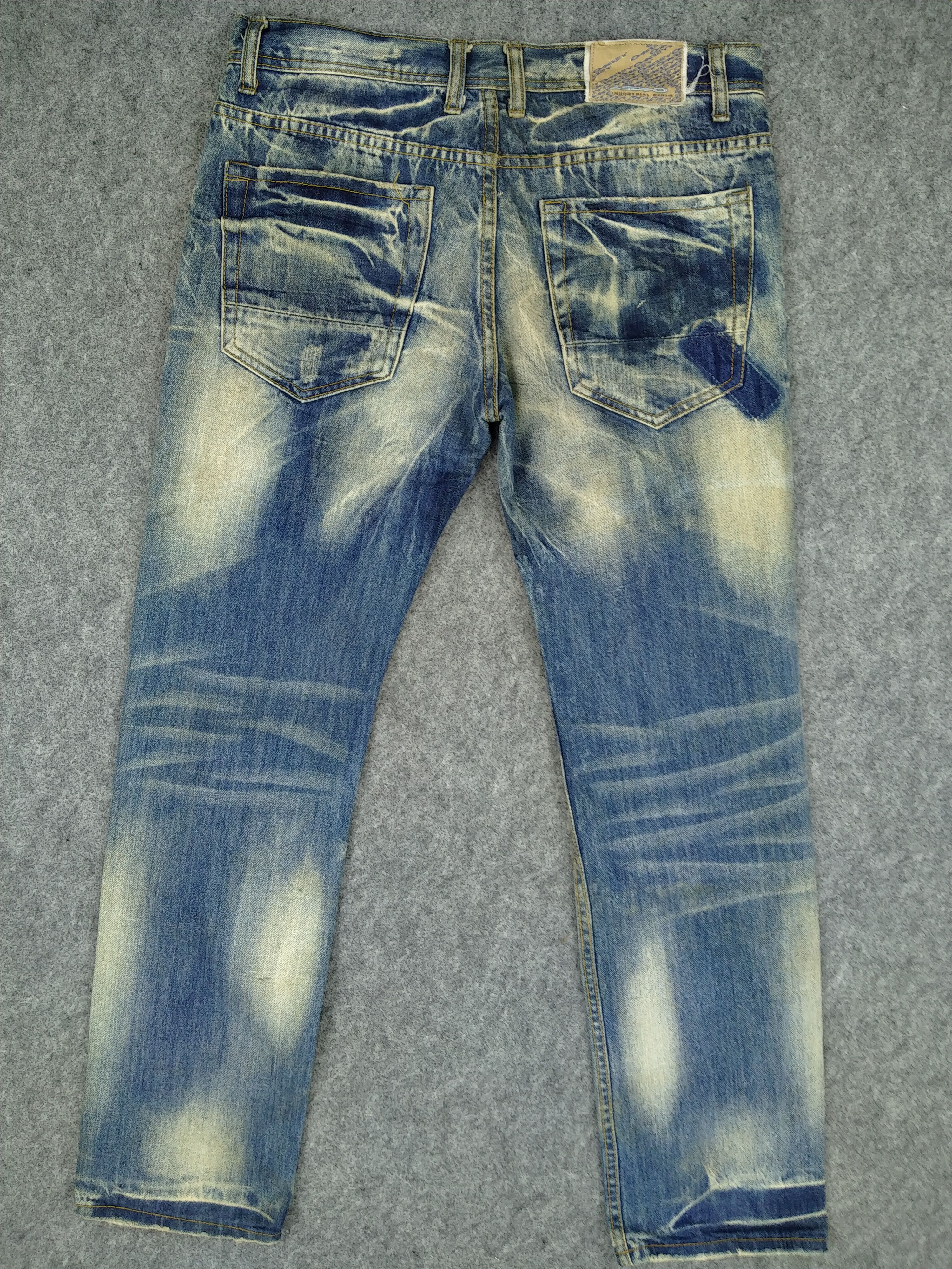 Oakley Oakley Patch Industrial Distressed Denim 34x32 -JN104 Size US 34 / EU 50 - 2 Thumbnail