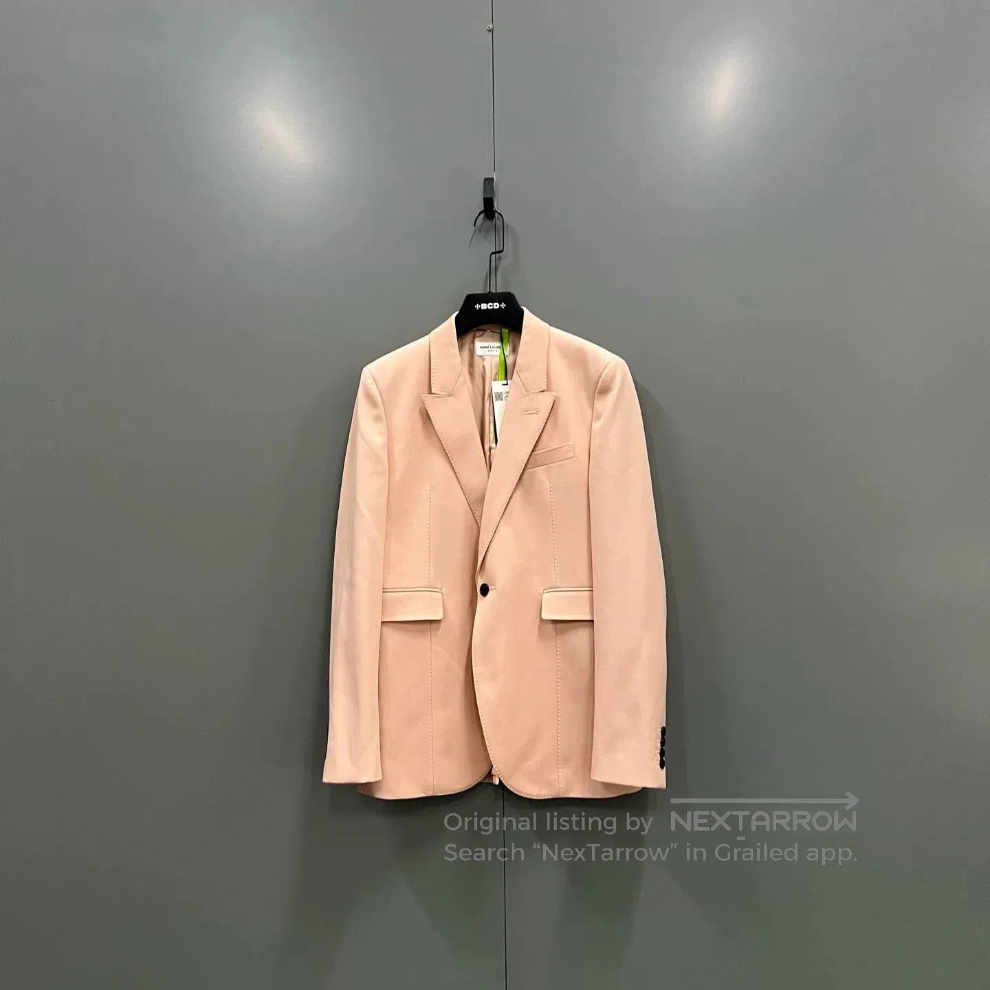 Saint Laurent Paris Saint Laurent Pink Lapel Casual Blazer. Size US S / EU 44-46 / 1 - 1 Thumbnail