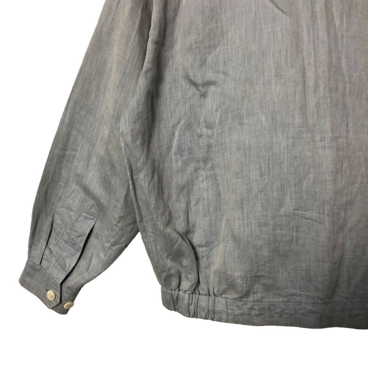 Burberry Vintage Burberrys Faded Embroidery Logo Zipper Ups Jacket Size US L / EU 52-54 / 3 - 8 Thumbnail