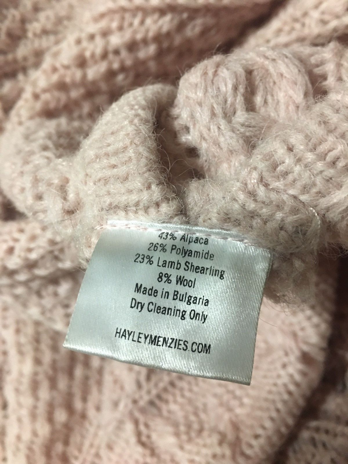 Designer Hayley Menzies Alpaca Knit FurTrim Long Cardigan Sweater Size ONE SIZE - 11 Thumbnail
