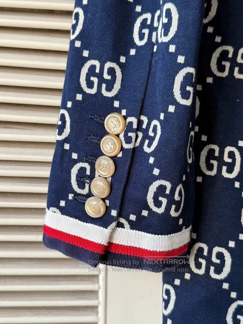 Gucci Gucci Full print double G suit jacket Size XS / US 0-2 / IT 36-38 - 6 Thumbnail