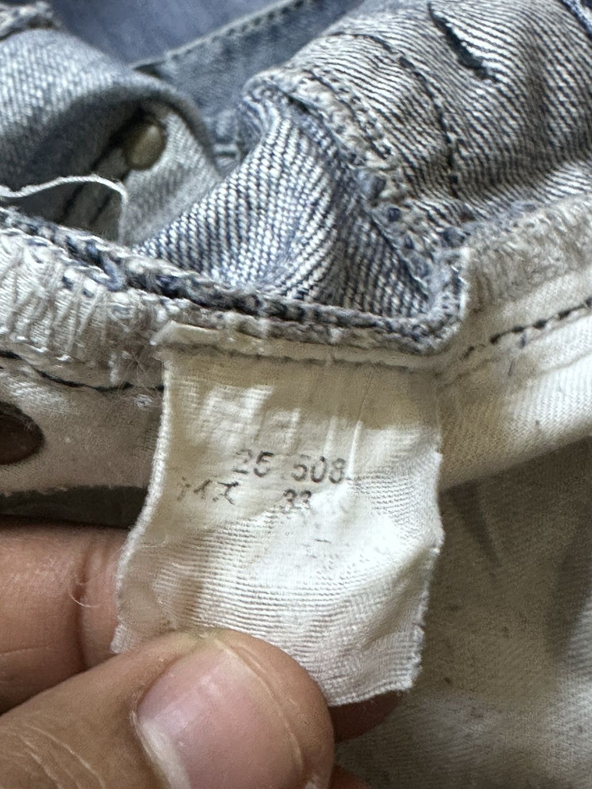 JACKROSE Vintage Jackrose Flare Faded Ripped Distressed Denim Size US 34 / EU 50 - 9 Thumbnail