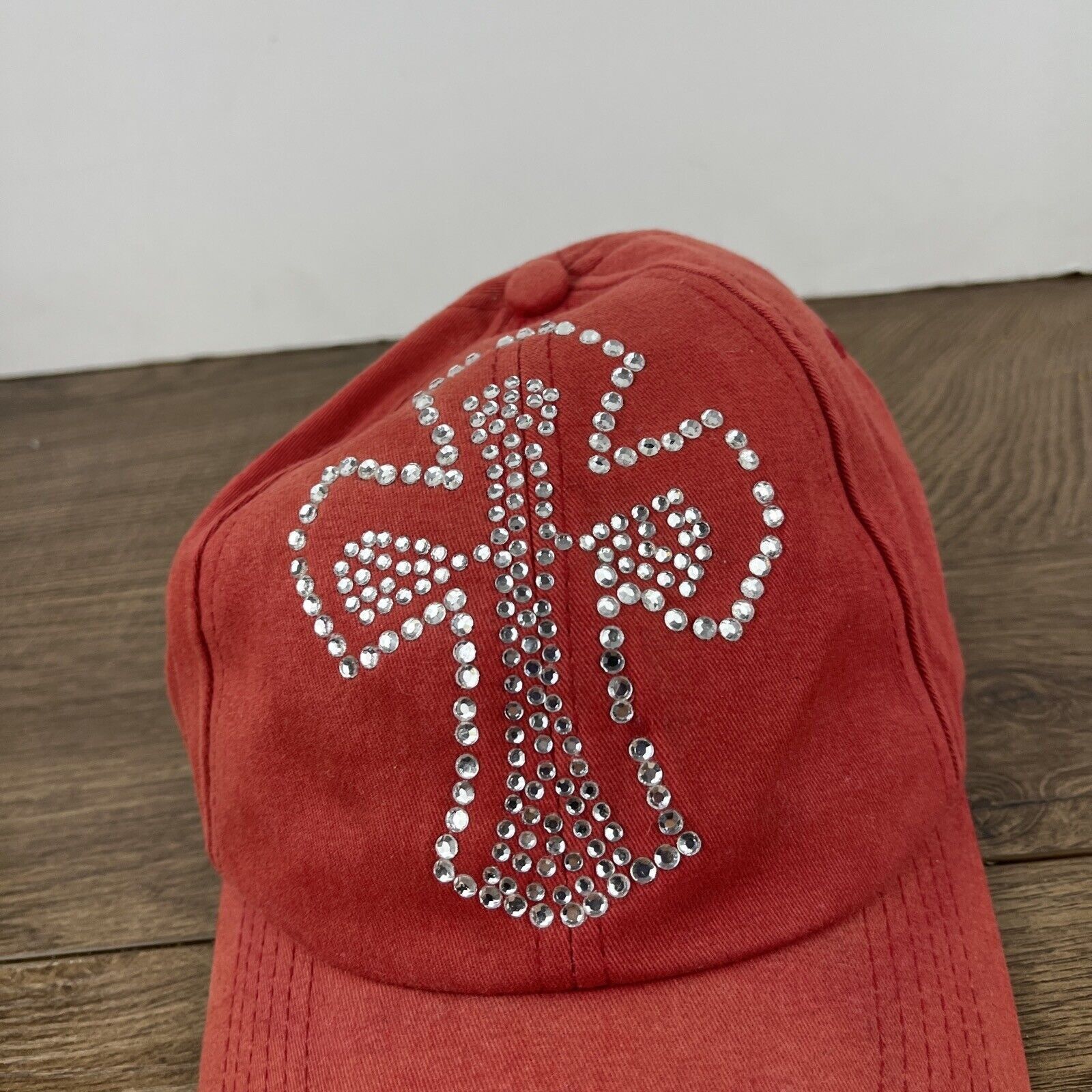 Other Silver Cross Hat Cross Hat Red Hat Adjustable Red Adult Size Size ONE SIZE - 7 Thumbnail