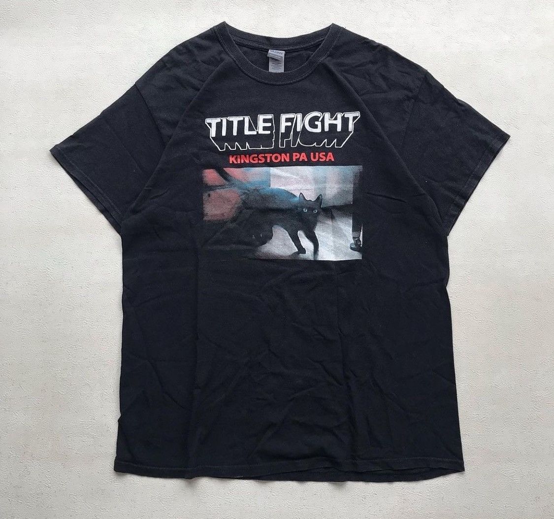 Band Tees Title Fight Kingston Pa Usa Black Tee Size US M / EU 48-50 / 2 - 1 Thumbnail
