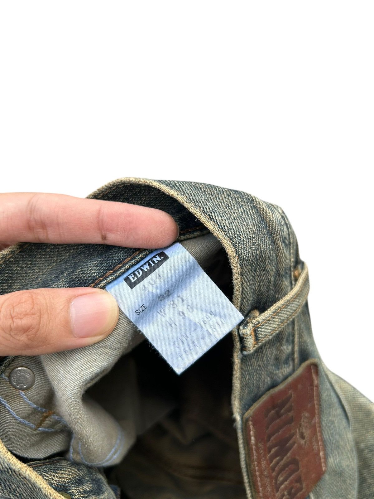 Japanese Brand × Kapital × Vintage Rusty Edwin Vintage Distressed Denim Jeans Size US 32 / EU 48 - 11 Thumbnail