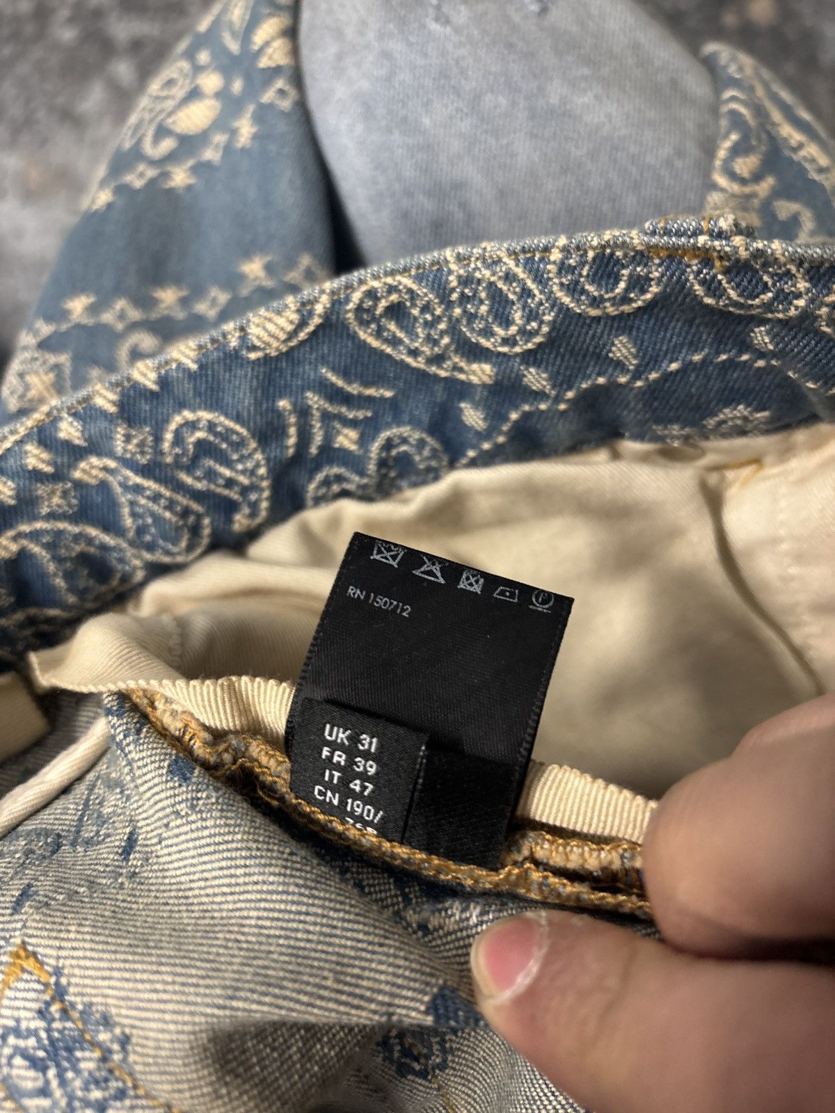 Amiri Amiri Denim Trousers Size US 31 - 8 Thumbnail