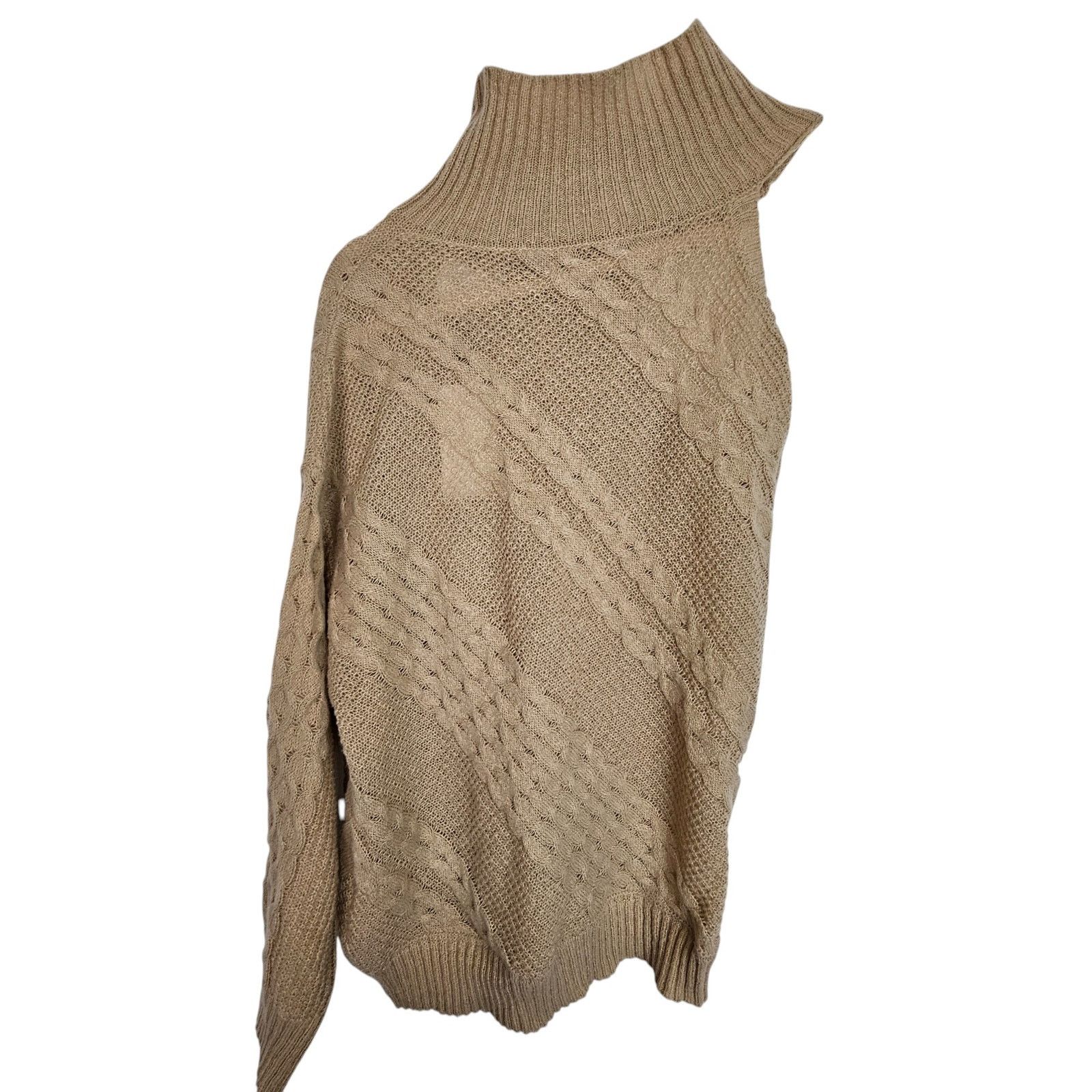 REVOLVE Revolve Line & Dot Bijou Top Cable Knit Sweater Size S Size S / US 4 / IT 40 - 2 Thumbnail