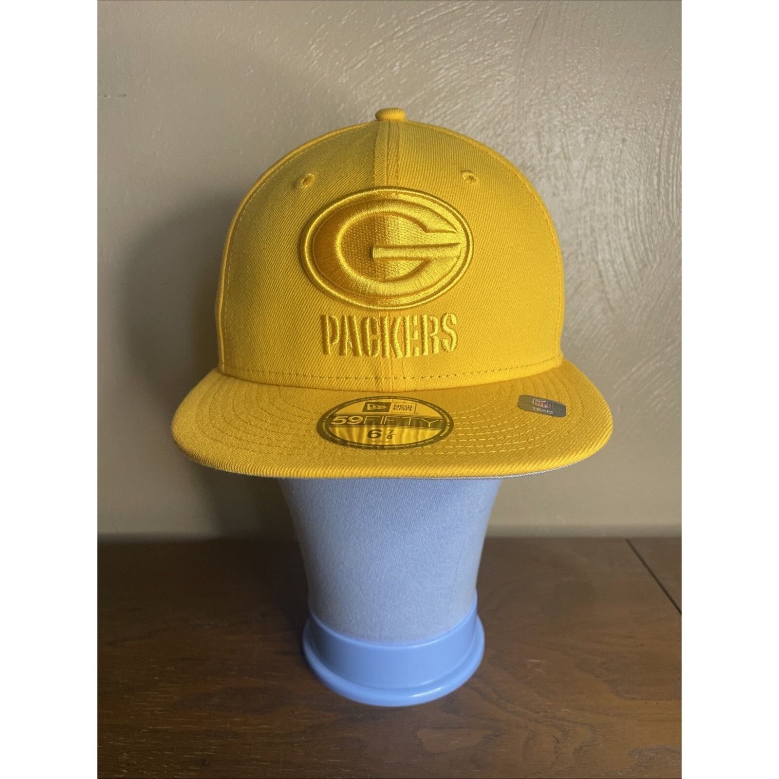 New Era Green Bay Packers New Era 5950 Fitted Hat Yellow Size 6 7/8 Size US L / EU 52-54 / 3 - 2 Thumbnail
