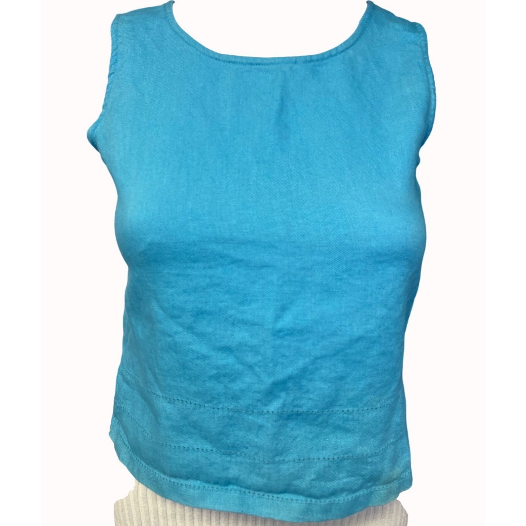 Other Crossing Pointe Women's Blue Shirt/Crop Top Size XSP SKU 509 Size XS / US 0-2 / IT 36-38 - 1 Thumbnail