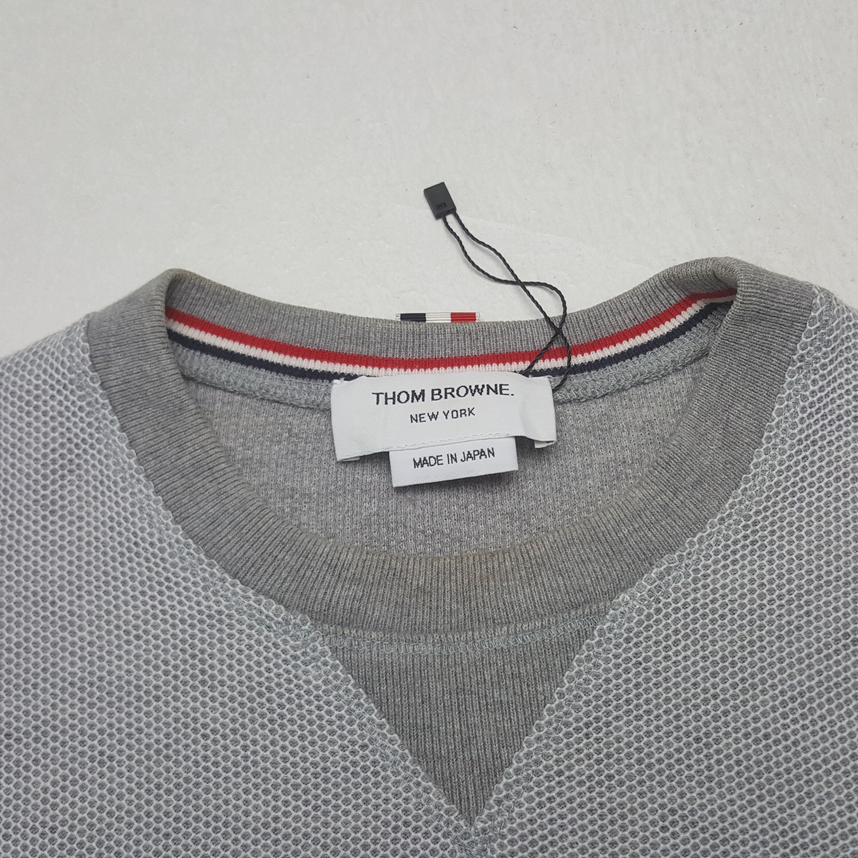 Thom Browne Vintage Thom Browne Designer Brand Sweatshirt RR28 Size US XS / EU 42 / 0 - 4 Thumbnail