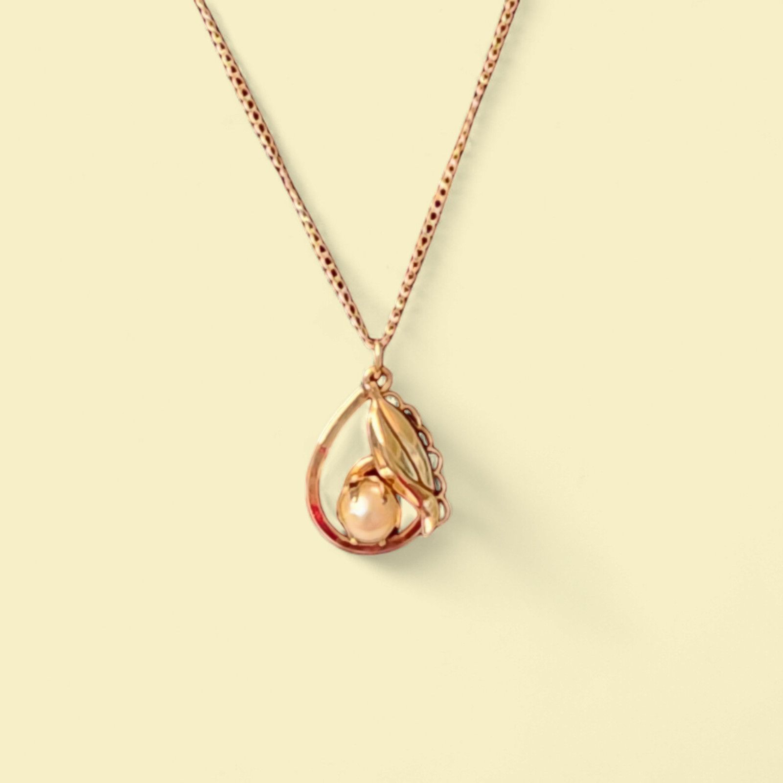 The Unbranded Brand Unbranded 12/20 gold filled faux pearl pendant necklace Size ONE SIZE - 1 Thumbnail