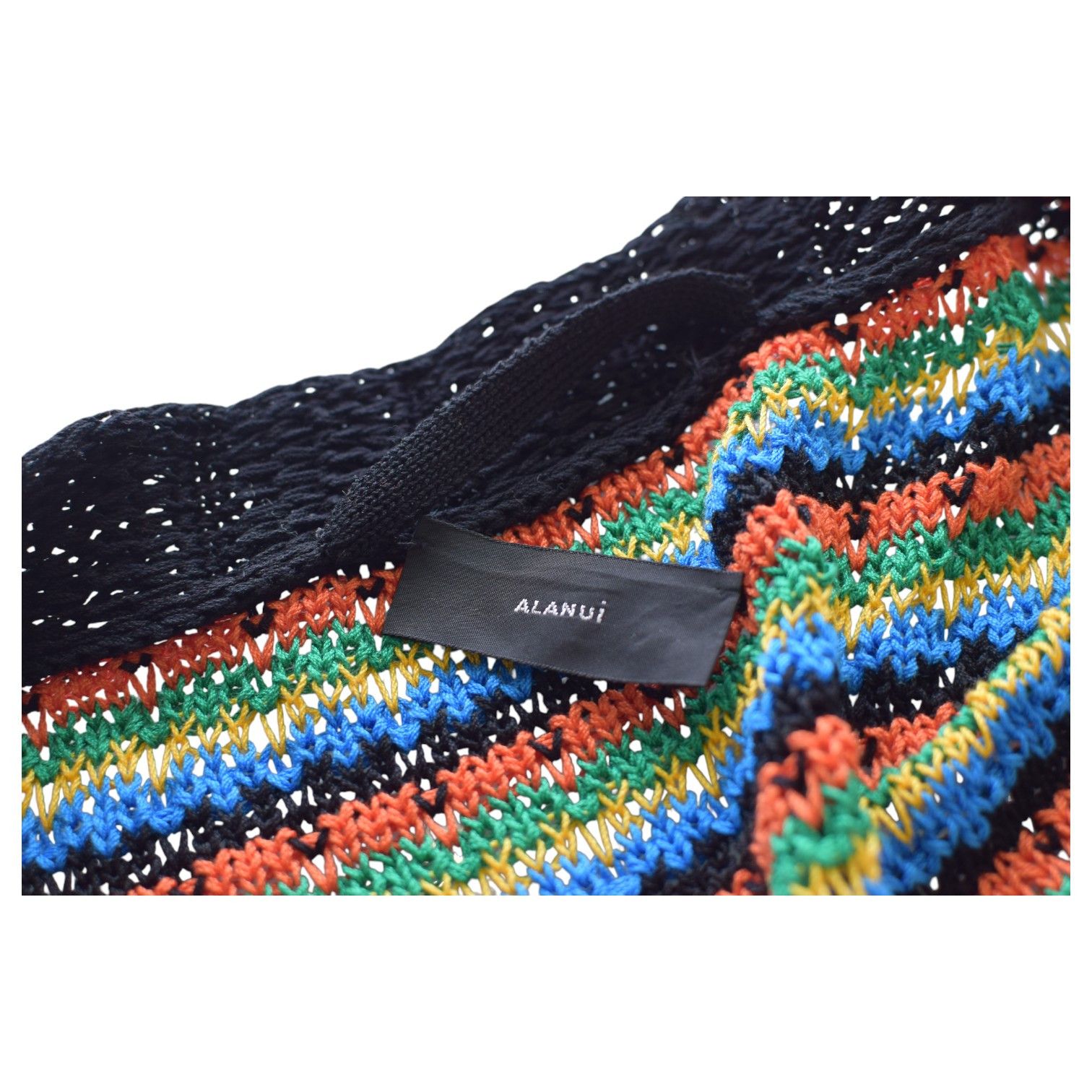 Alanui Alanui Multicolor Striped Knit Cotton Long Cardigan XS / S Size XS / US 0-2 / IT 36-38 - 3 Thumbnail