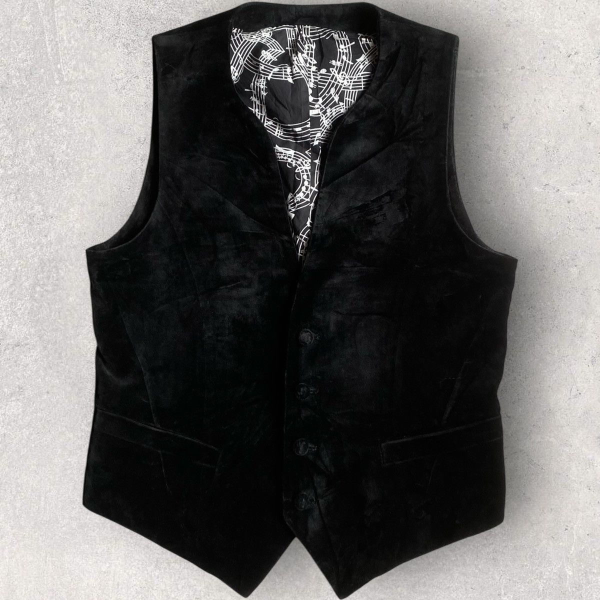 Number (N)ine SS07 Velvet Vest Size US S / EU 44-46 / 1 - 3 Thumbnail