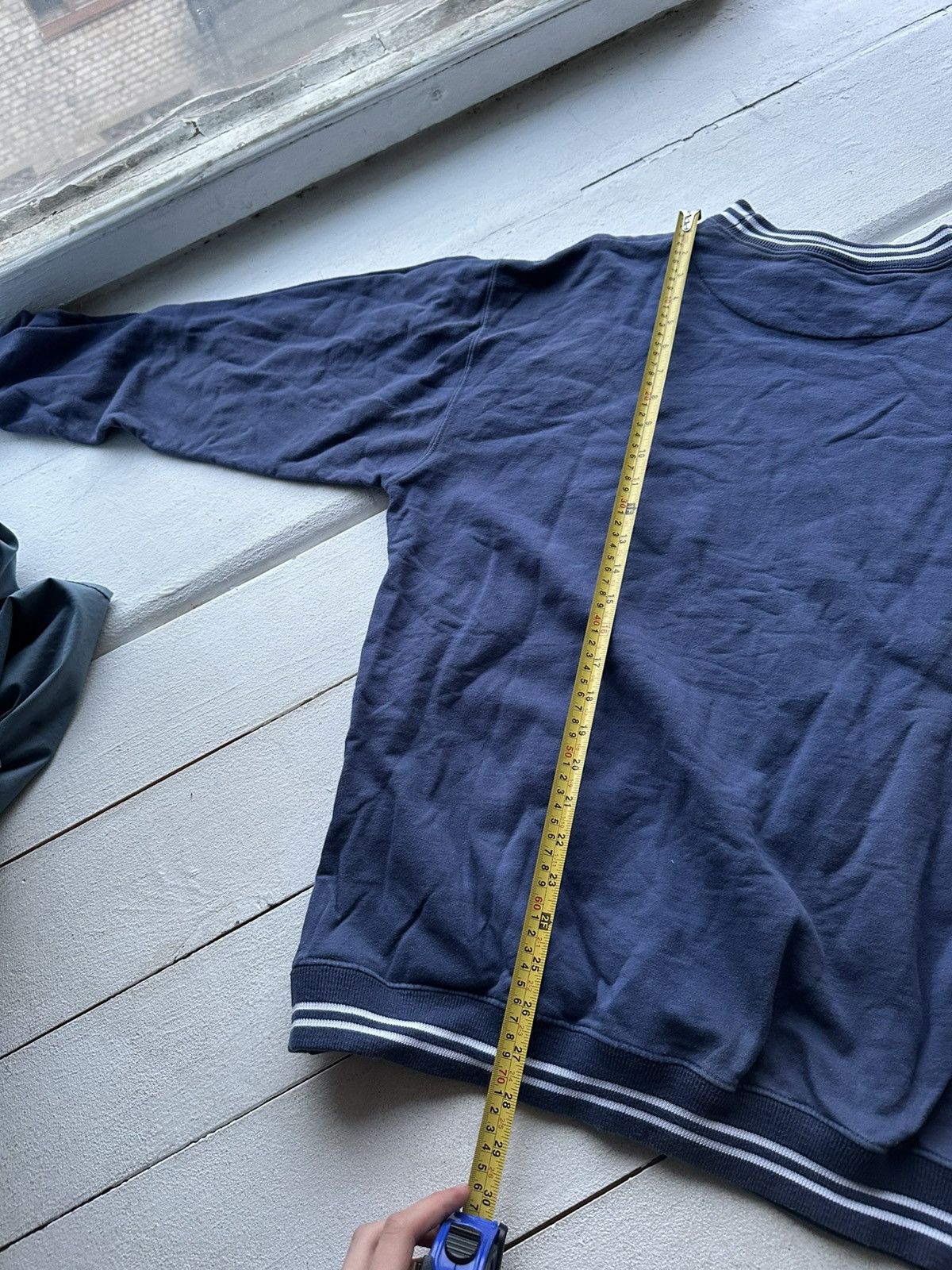 Vintage 🚨 BIG LOGO USA BLUE OVERSIZED VINTAGE SWEATSHIRT RARE Size US M / EU 48-50 / 2 - 8 Thumbnail