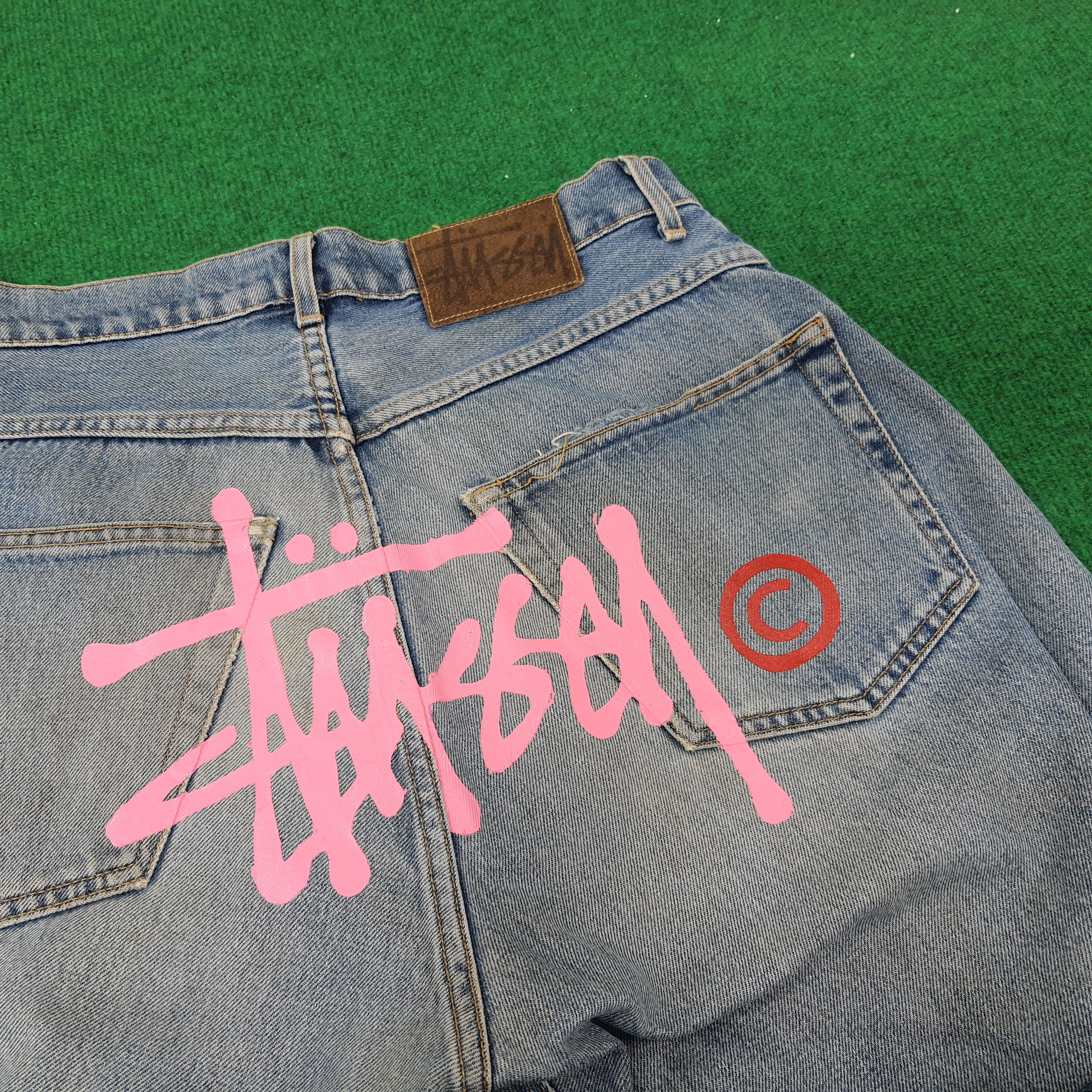 Stussy Vintage Stussy Streetwear Custom Logo Jeans Size US 32 / EU 48 - 2 Thumbnail