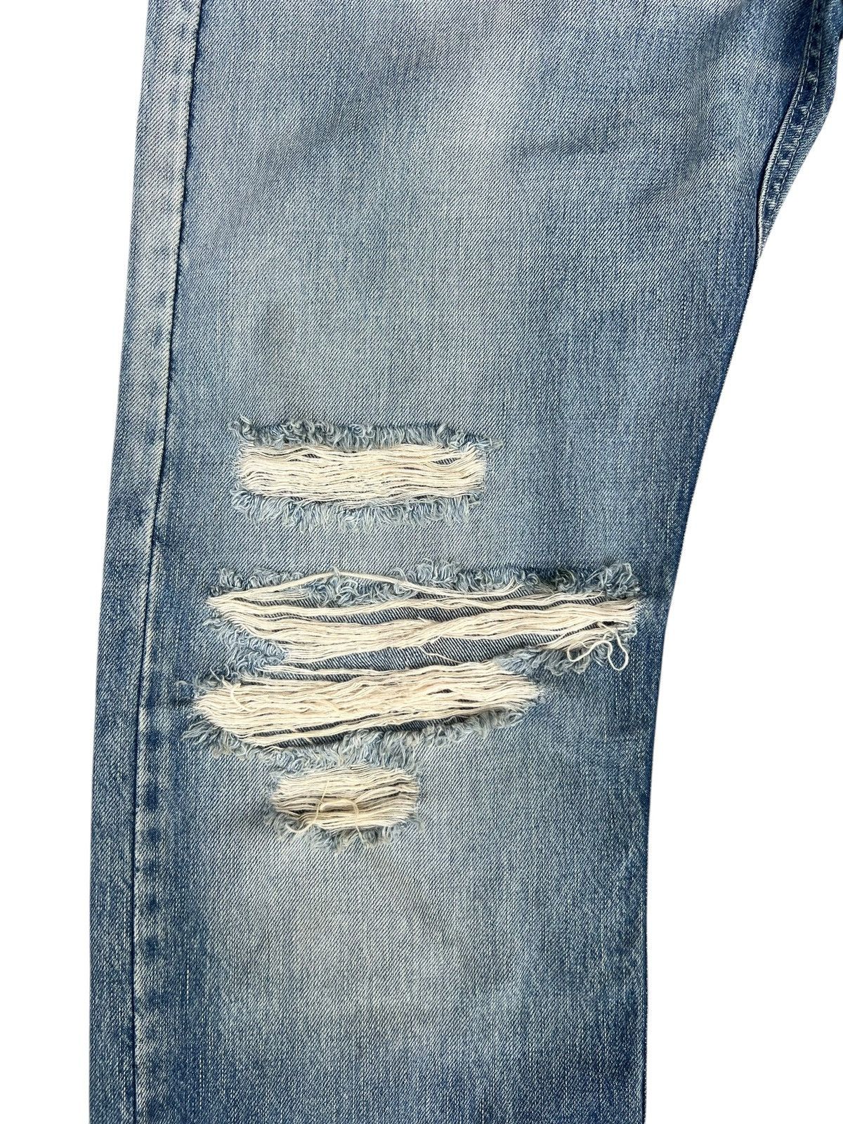 Japanese Brand SUB-AGE. Japan Distressed Rips Denim Jeans Size US 33 - 6 Thumbnail