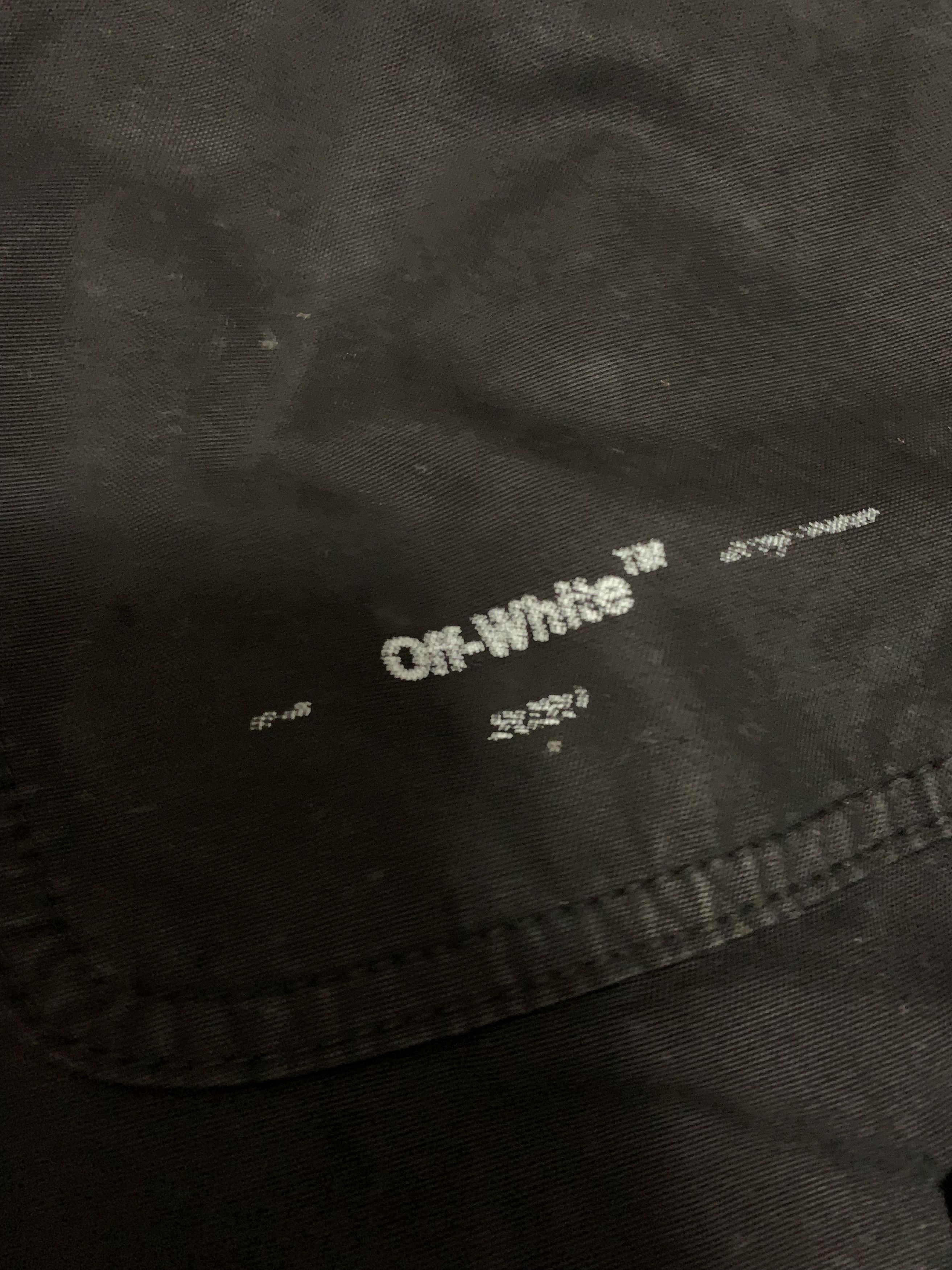Off-White OFF-WHITE S/S 2020 Parachute Cargo Pant ⊛ BLACK ⊛ Used/Worn Size US 30 / EU 46 - 2 Thumbnail