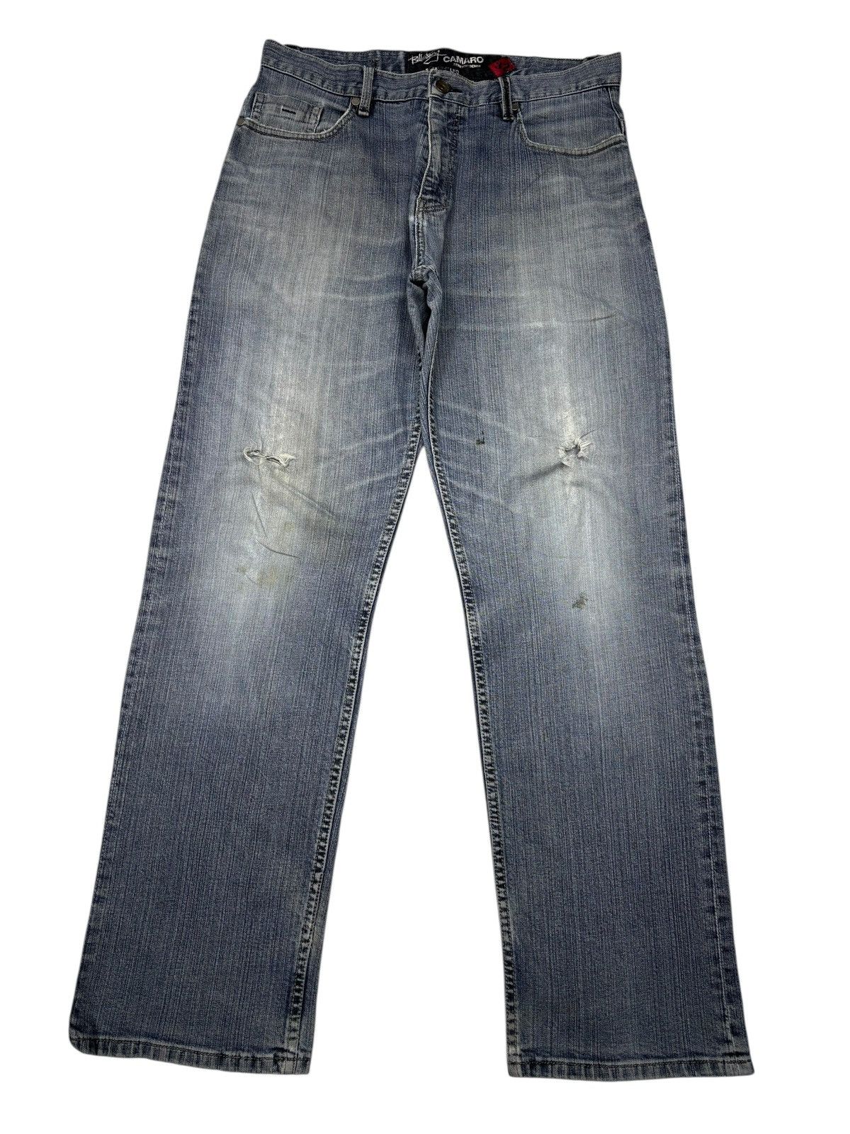 Hysteric Glamour BILLABONG CAMARO STRAIGHT LEG DISTRESSED DENIM LOOSE JEANS Size US 33 - 8 Thumbnail