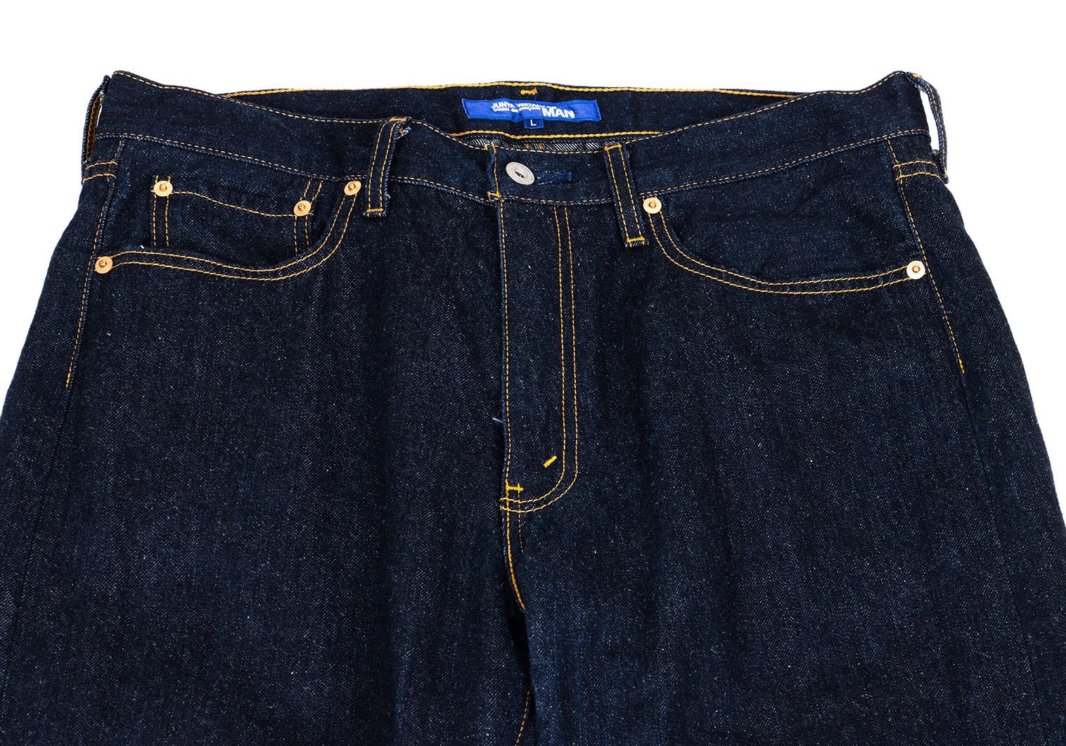 Junya Watanabe Indigo Straight Denim with Graffiti Print L Size Size US 38 / EU 54 - 2 Thumbnail