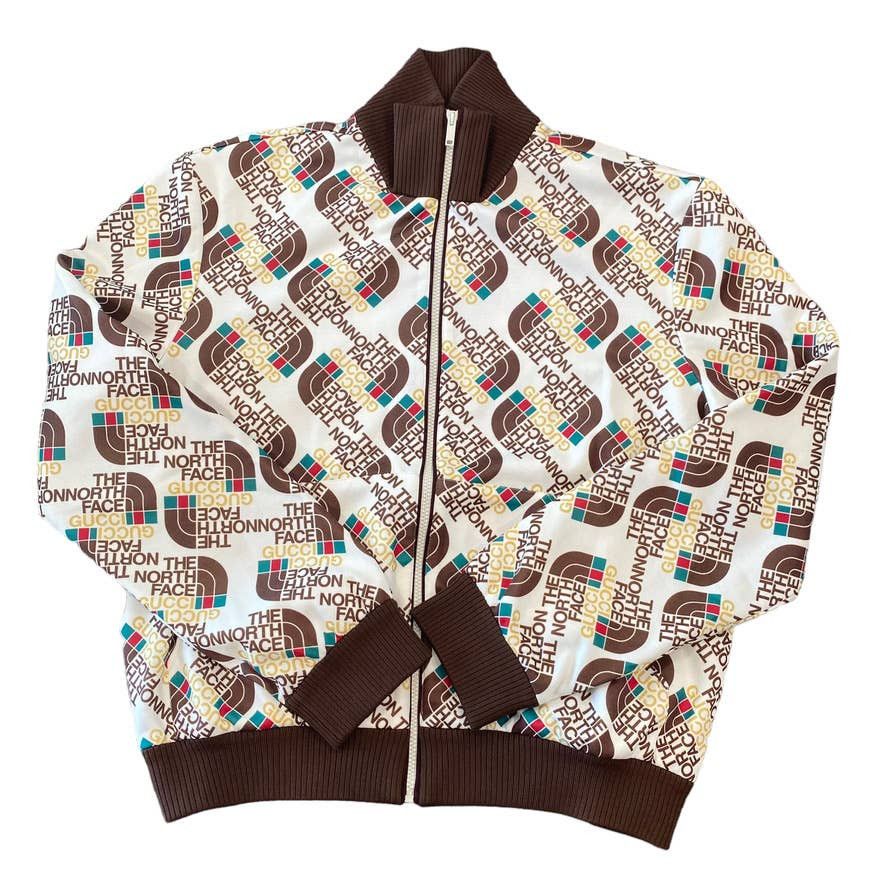 Gucci x The North Face Print Jacket Beige/Ebony Men's - SS21